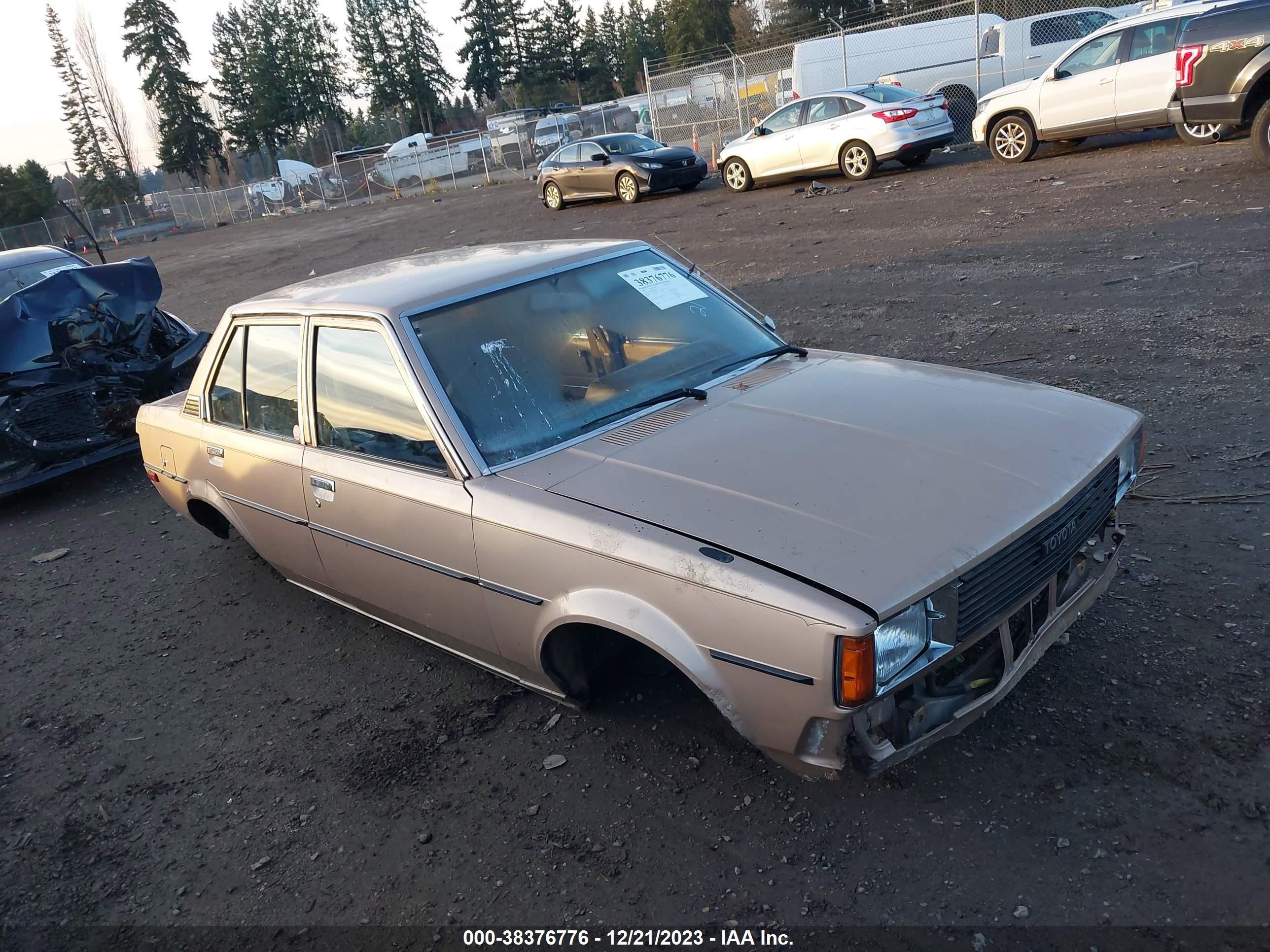 TOYOTA COROLLA 1981 jt2te72e3b0190257