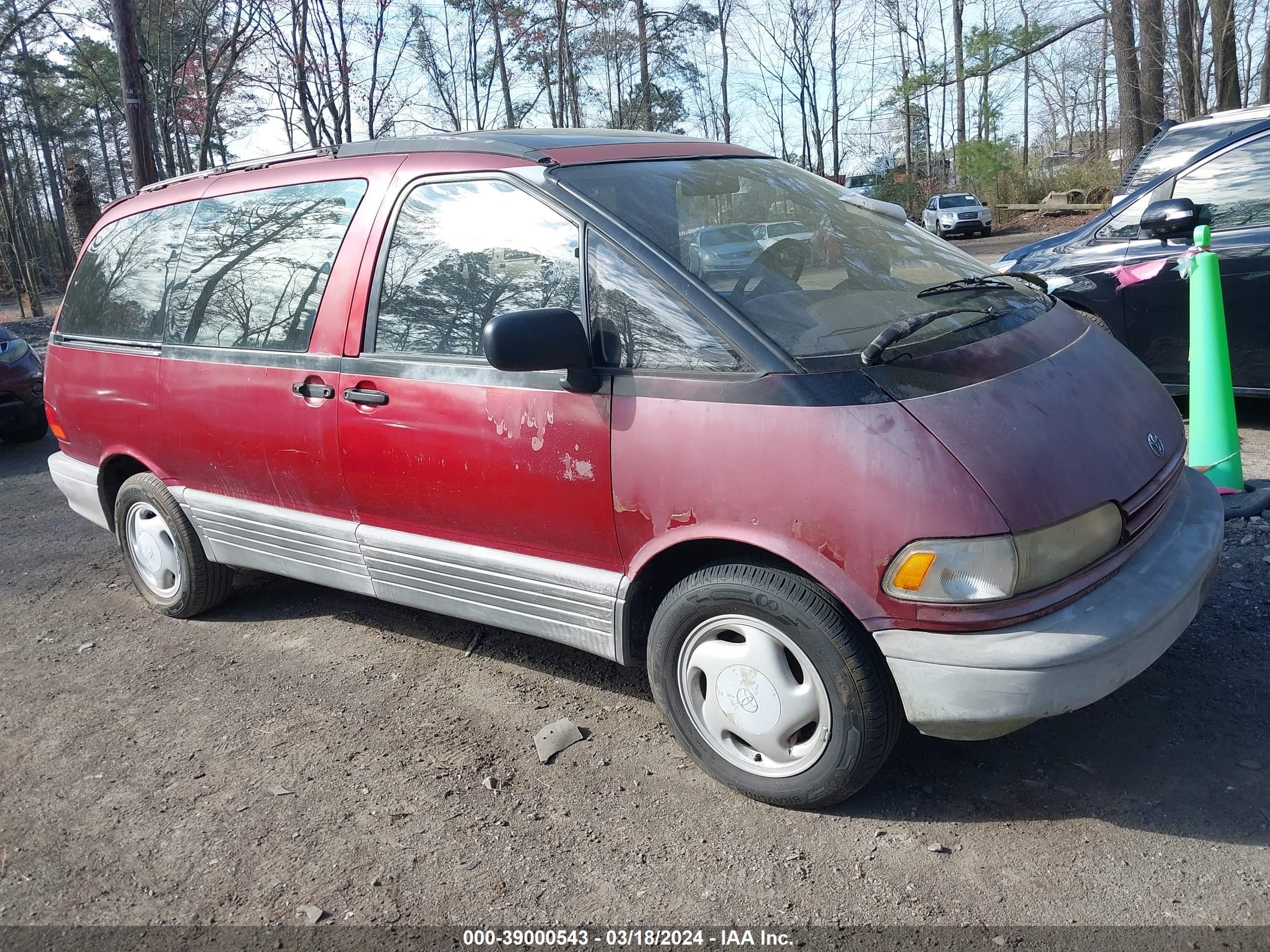 TOYOTA PREVIA 1992 jt3ac12r3n1014929