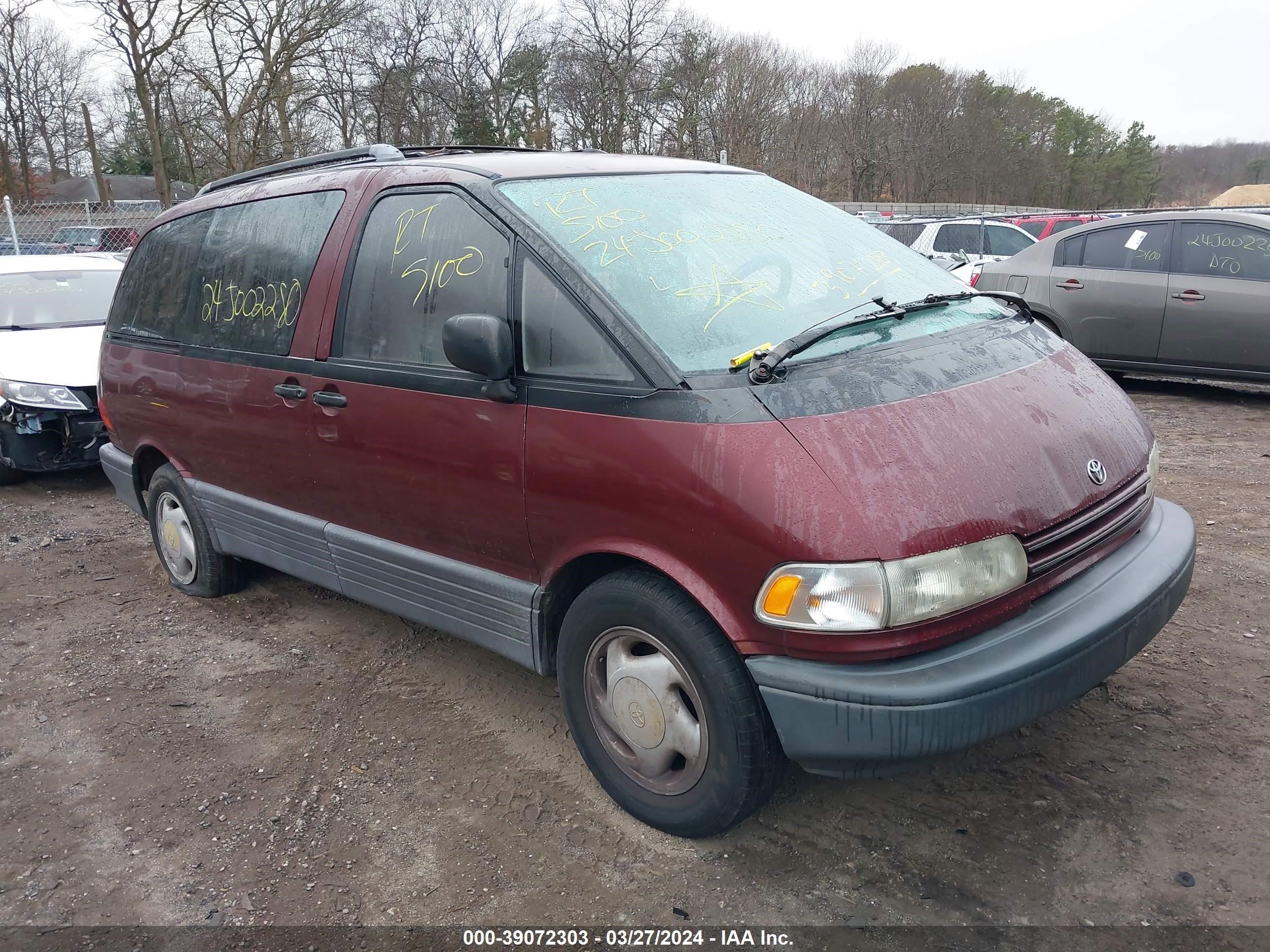 TOYOTA PREVIA 1993 jt3ac12r9p1104637