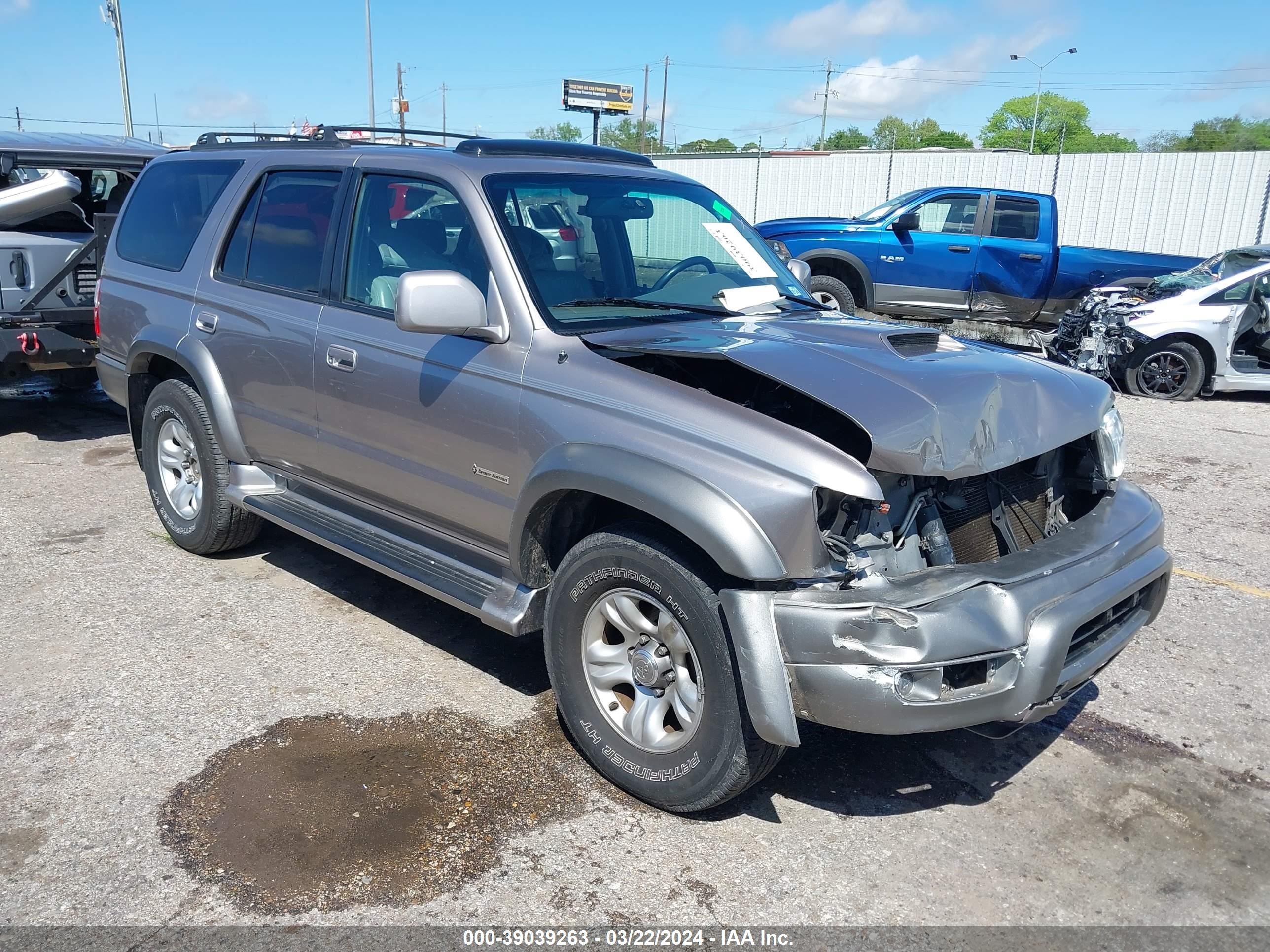 TOYOTA 4RUNNER 2002 jt3gn86r120250682