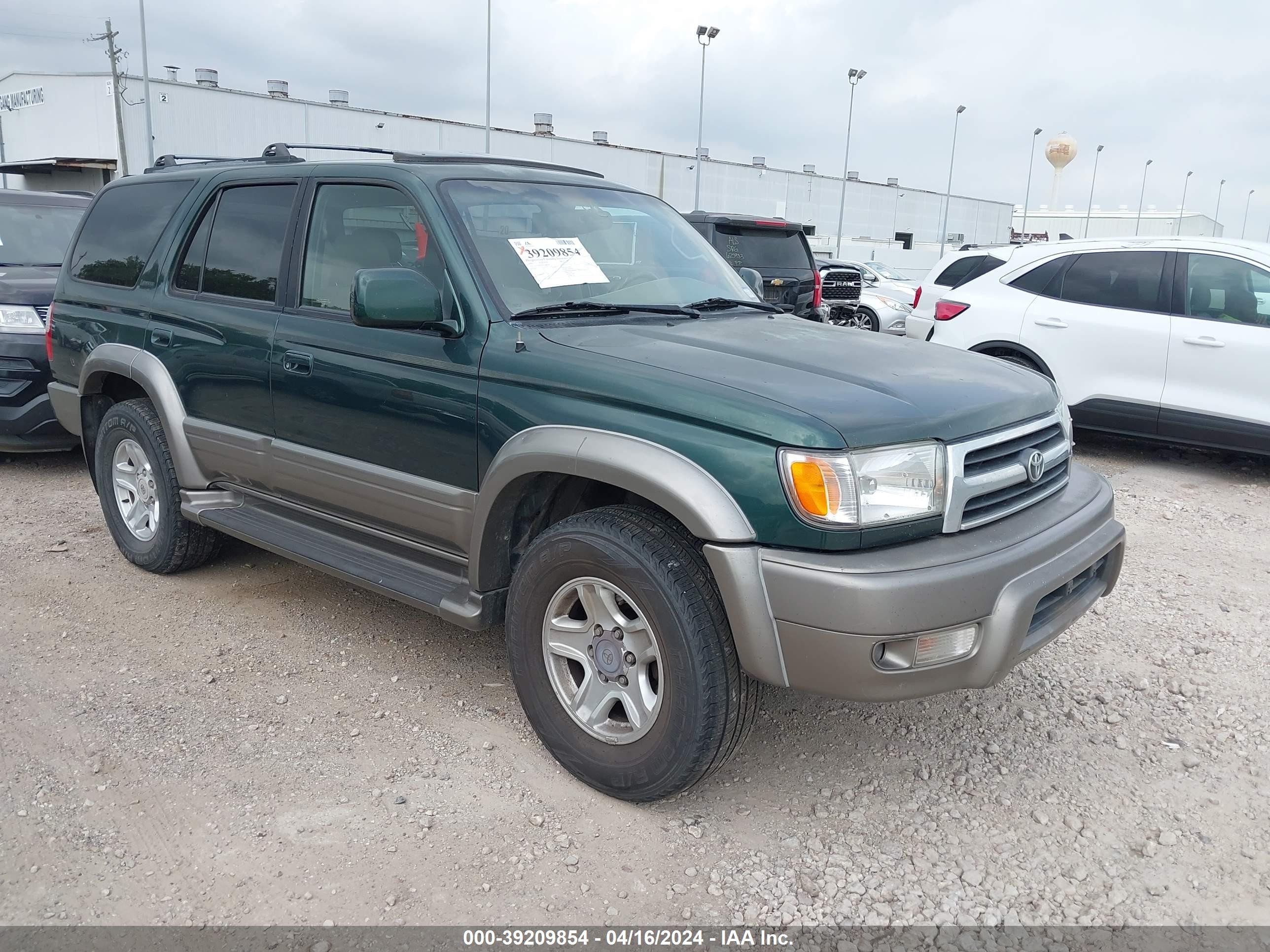 TOYOTA 4RUNNER 2000 jt3gn87r4y0140958