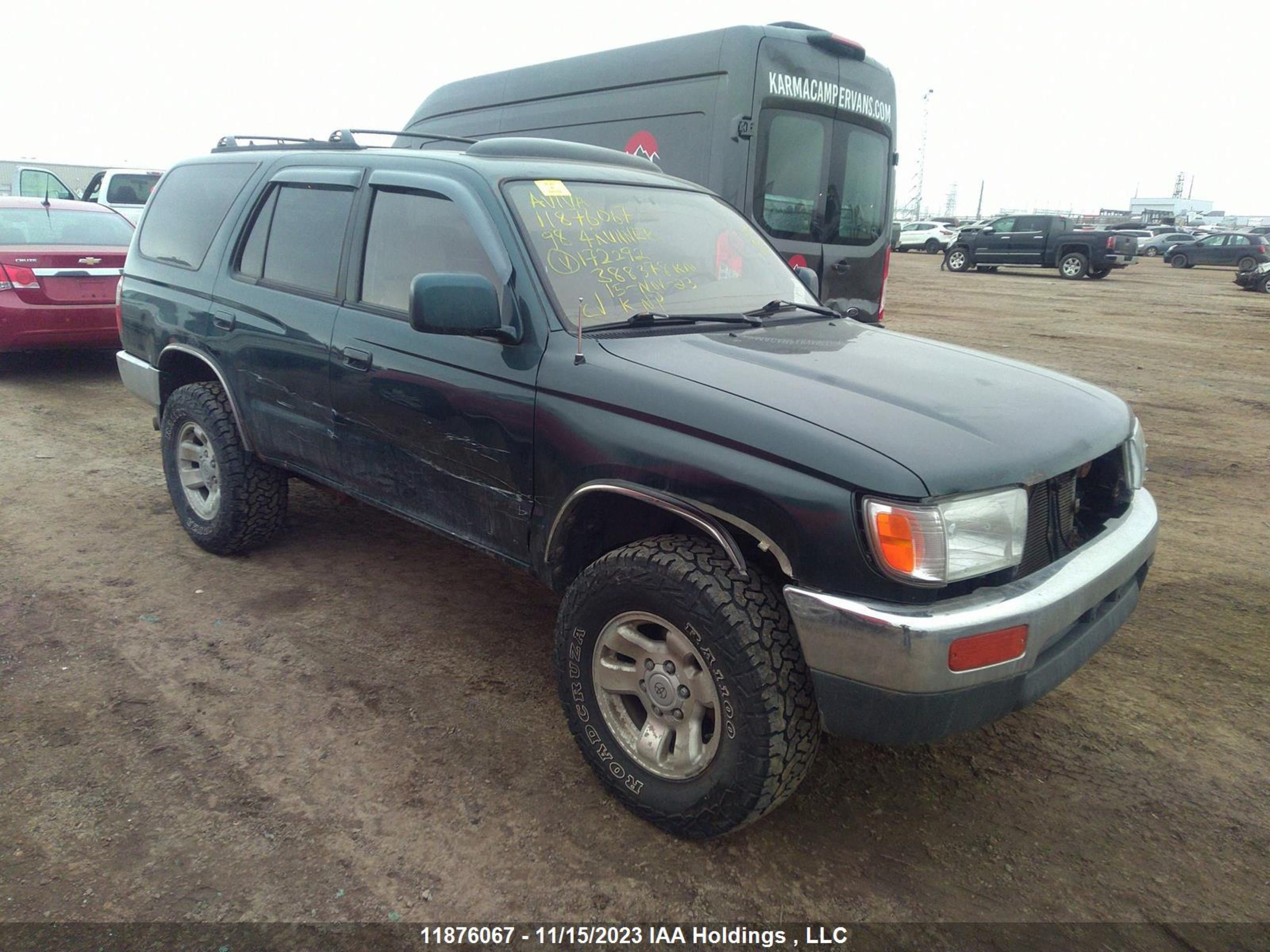 TOYOTA 4RUNNER 1998 jt3hn86r0w0172292