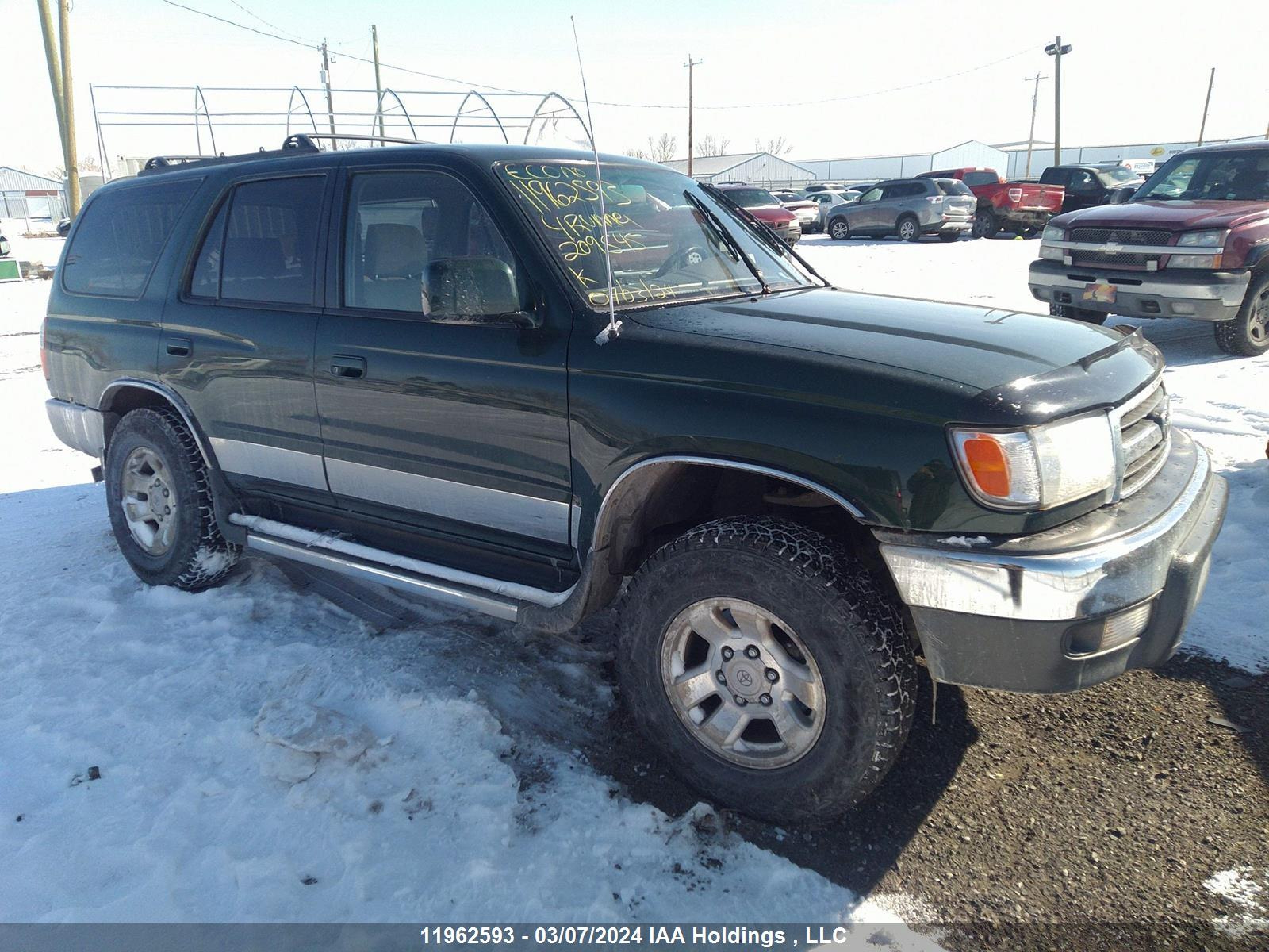 TOYOTA 4RUNNER 1999 jt3hn86r1x0209545