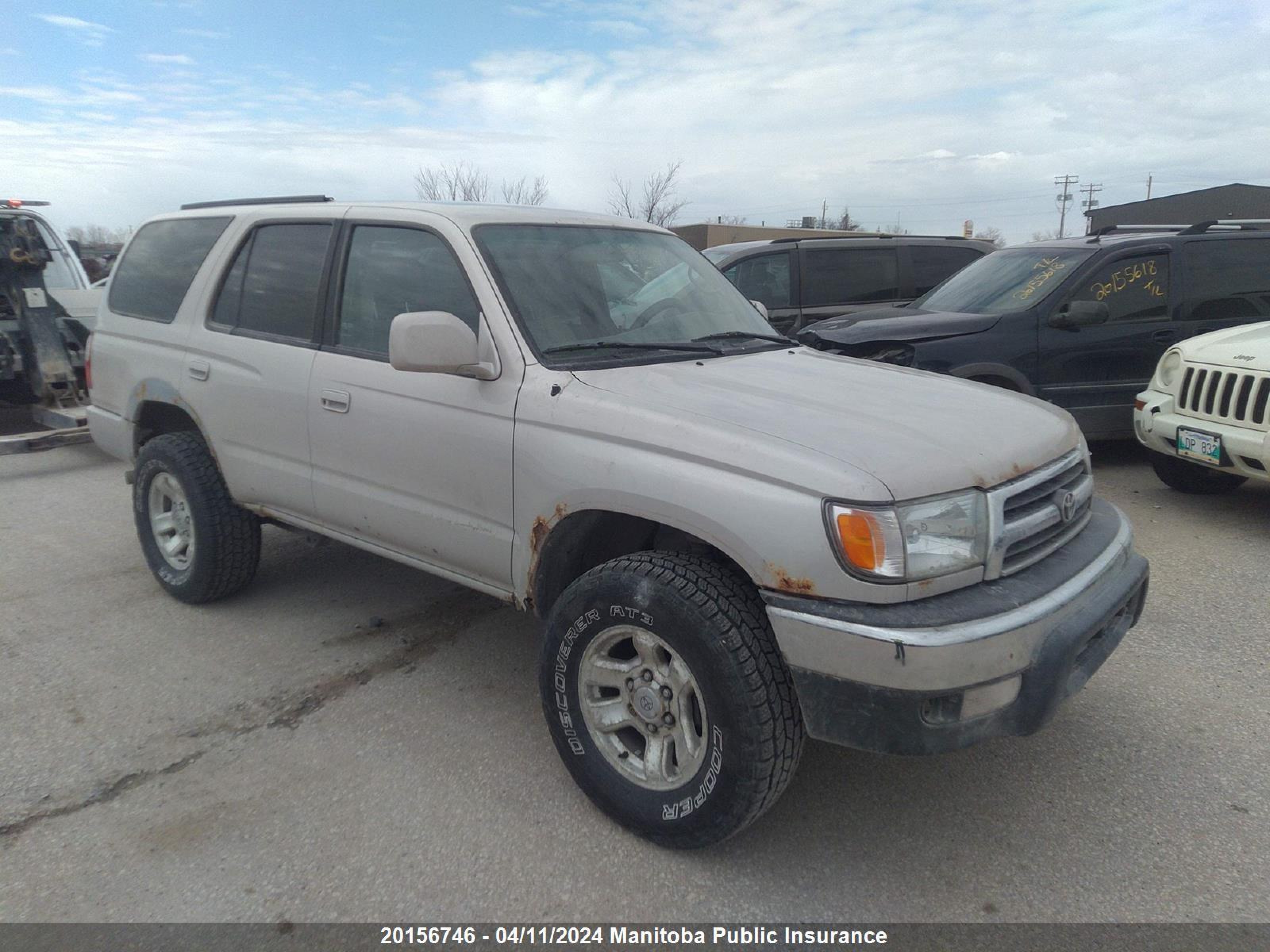 TOYOTA 4RUNNER 2000 jt3hn86r7y0259965