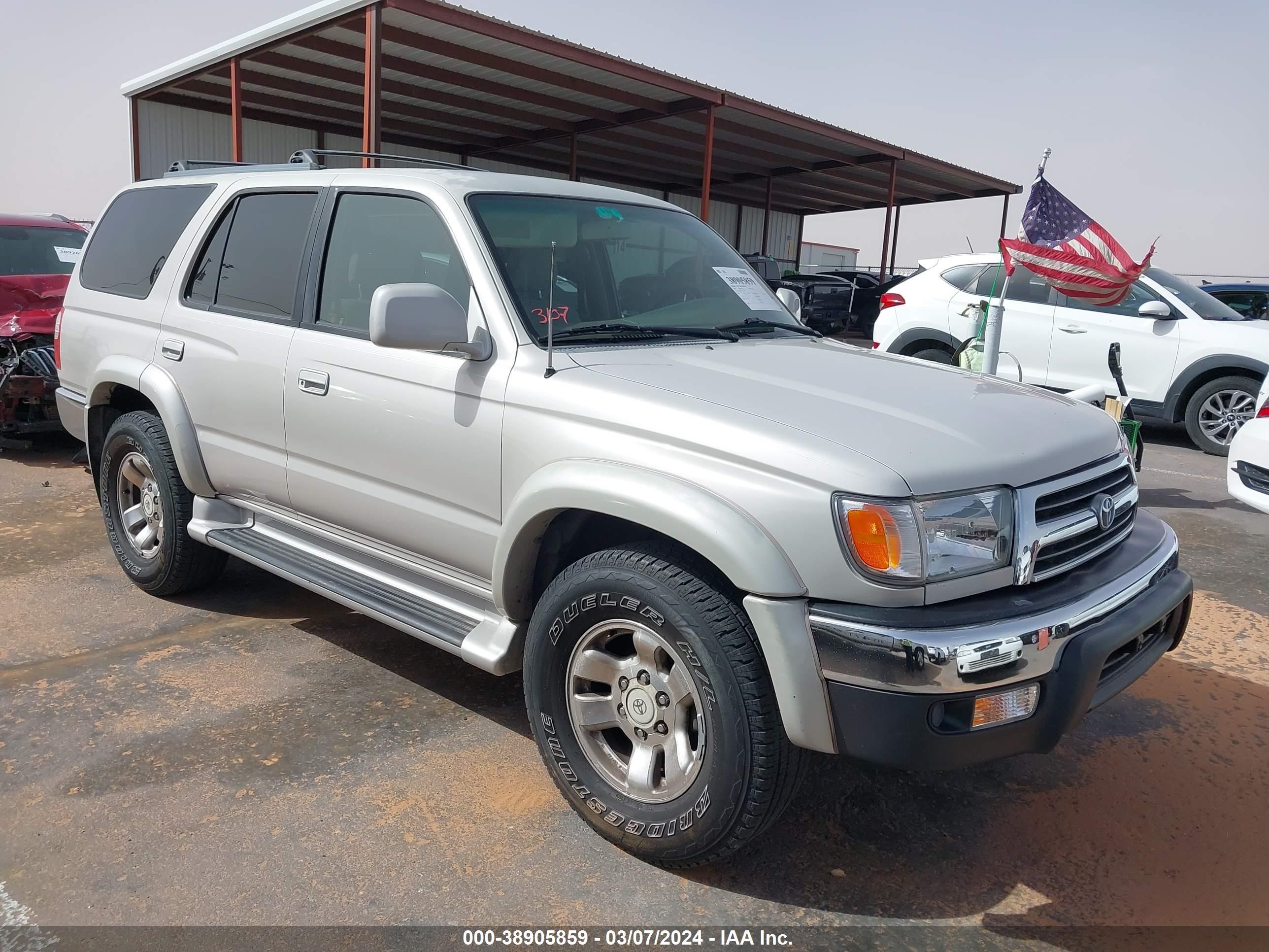 TOYOTA 4RUNNER 2000 jt3hn86r7y0296465