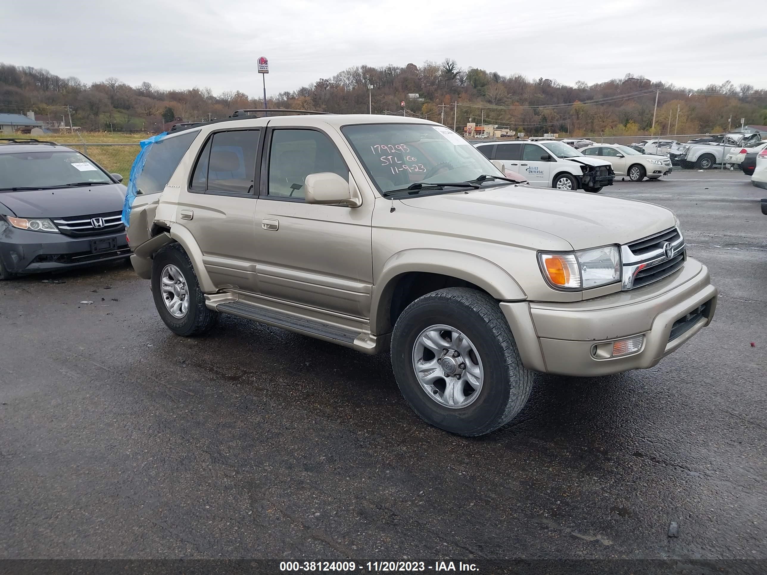 TOYOTA 4RUNNER 2002 jt3hn87r020367088