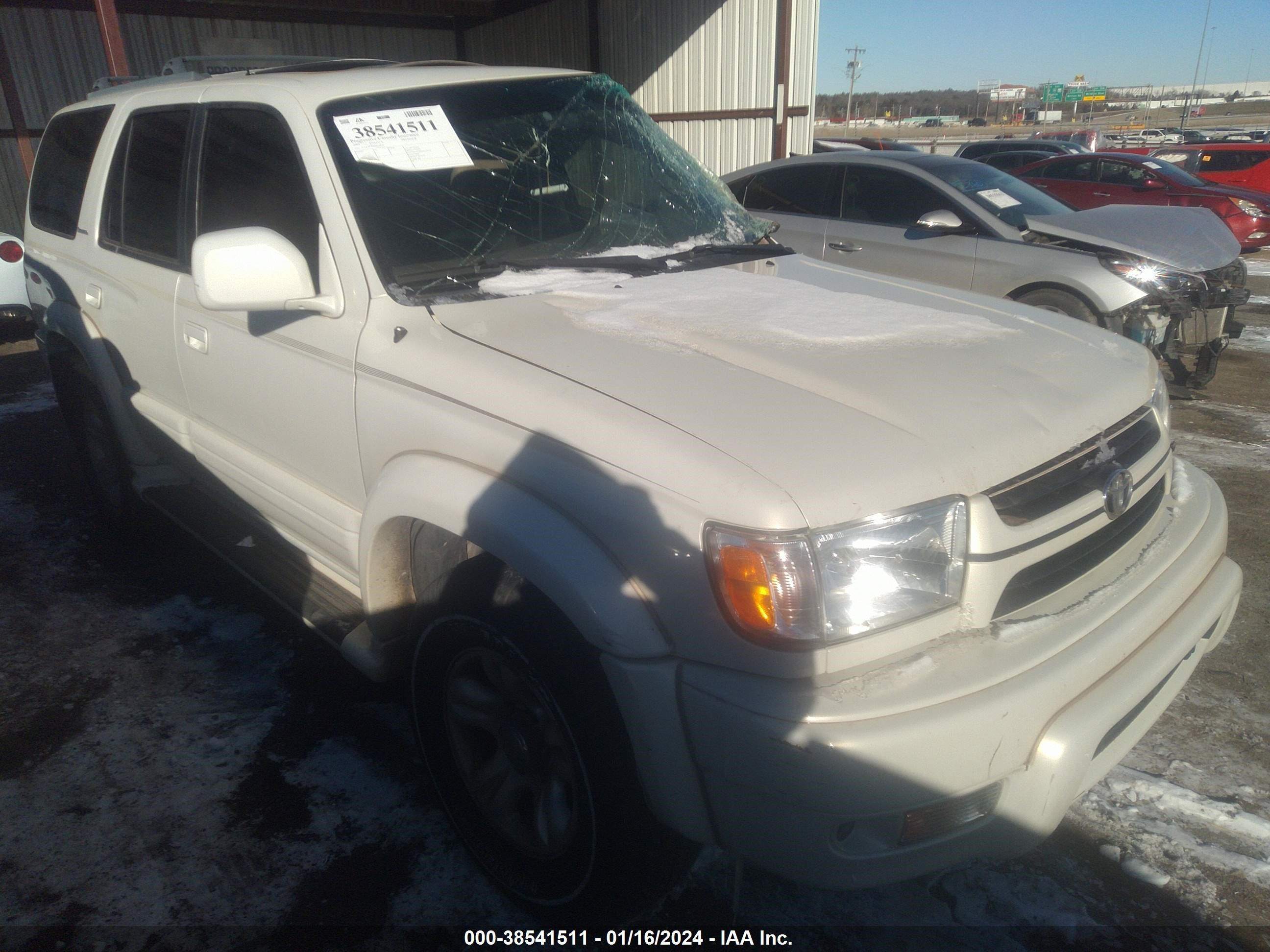 TOYOTA 4RUNNER 2002 jt3hn87r629074856