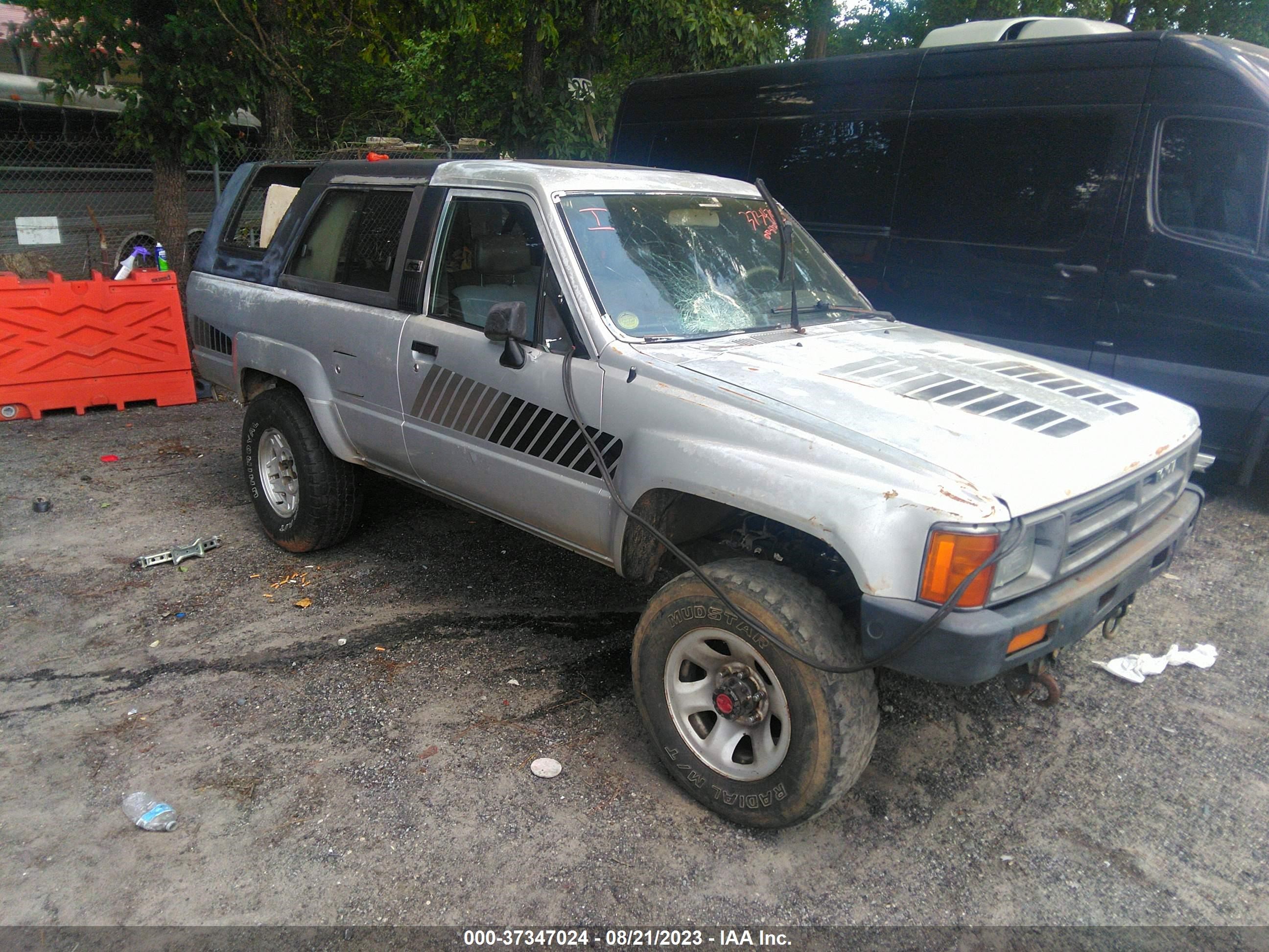 TOYOTA 4RUNNER 1988 jt3rn63w9j0210548