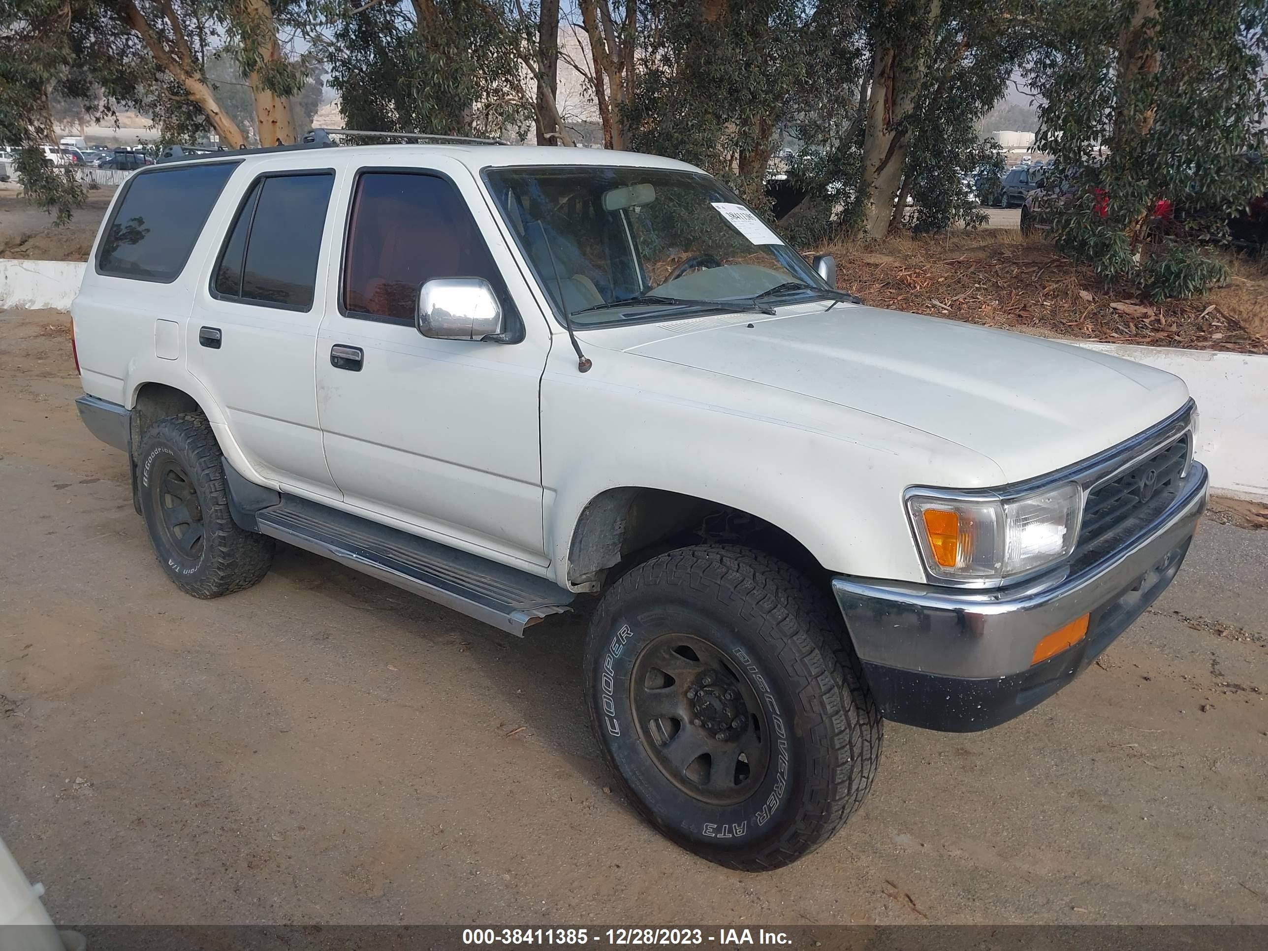 TOYOTA 4RUNNER 1993 jt3vn29v3p0015317