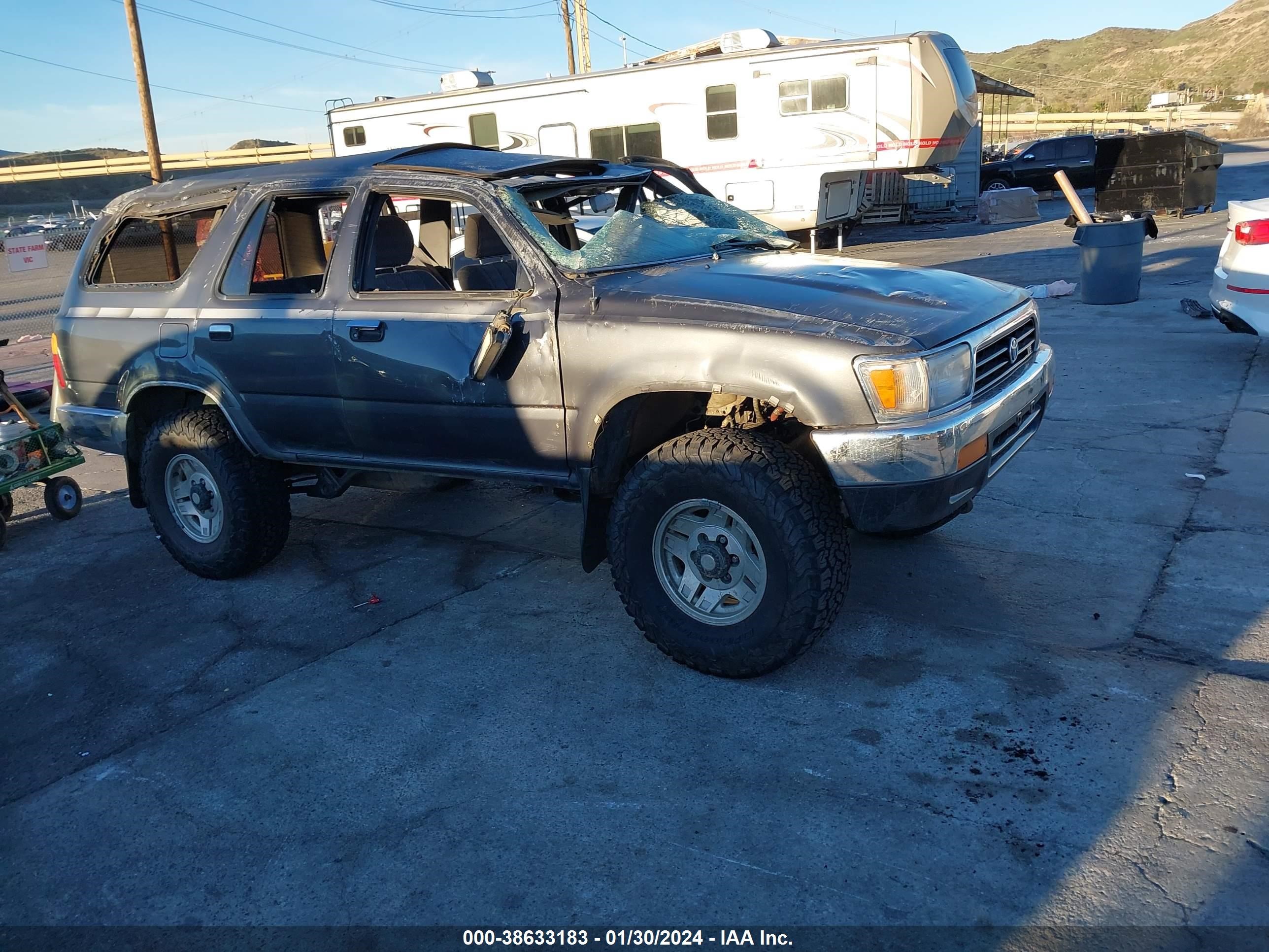 TOYOTA 4RUNNER 1992 jt3vn39w3n0090725