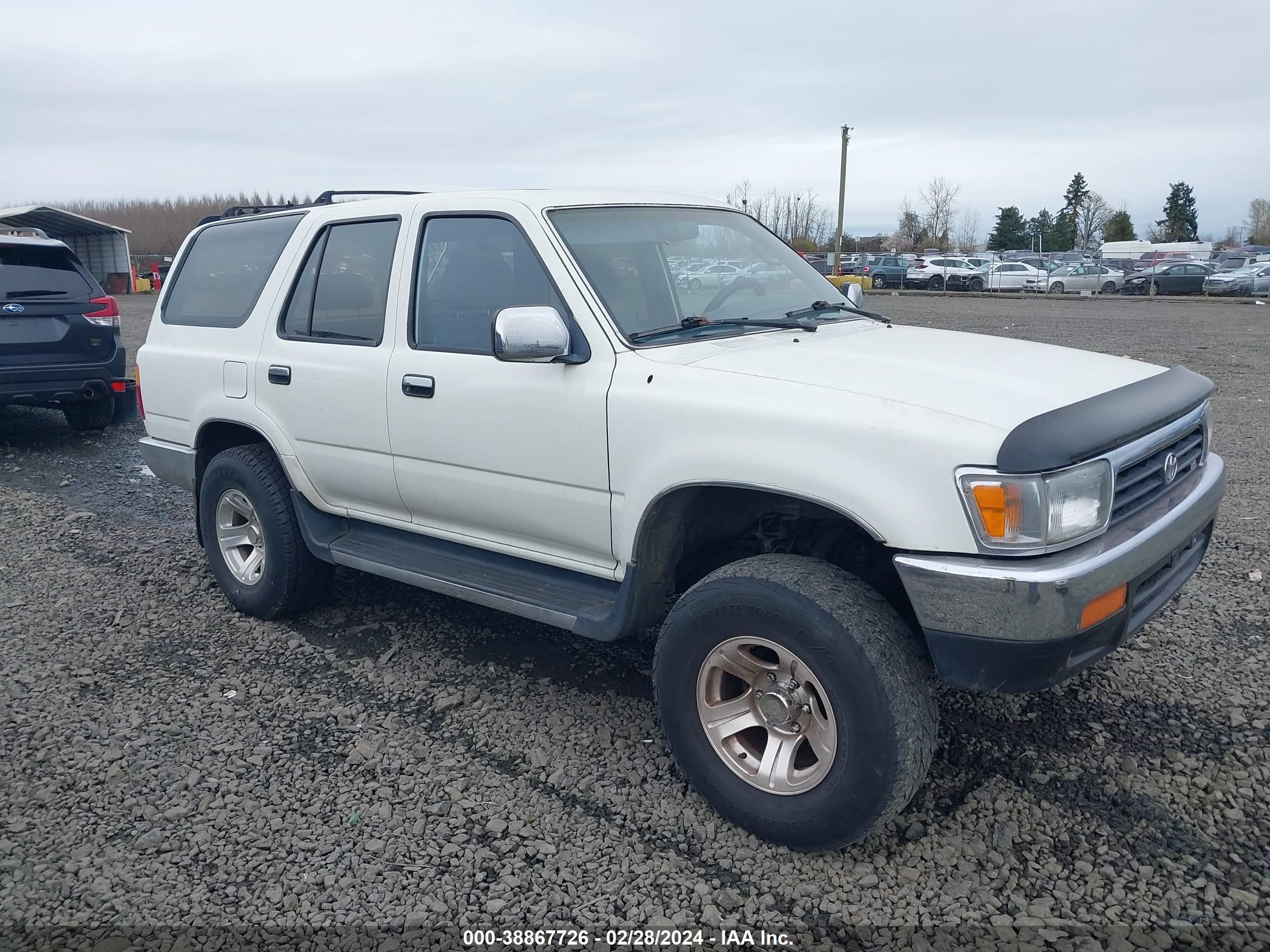 TOYOTA 4RUNNER 1992 jt3vn39w6n8049331