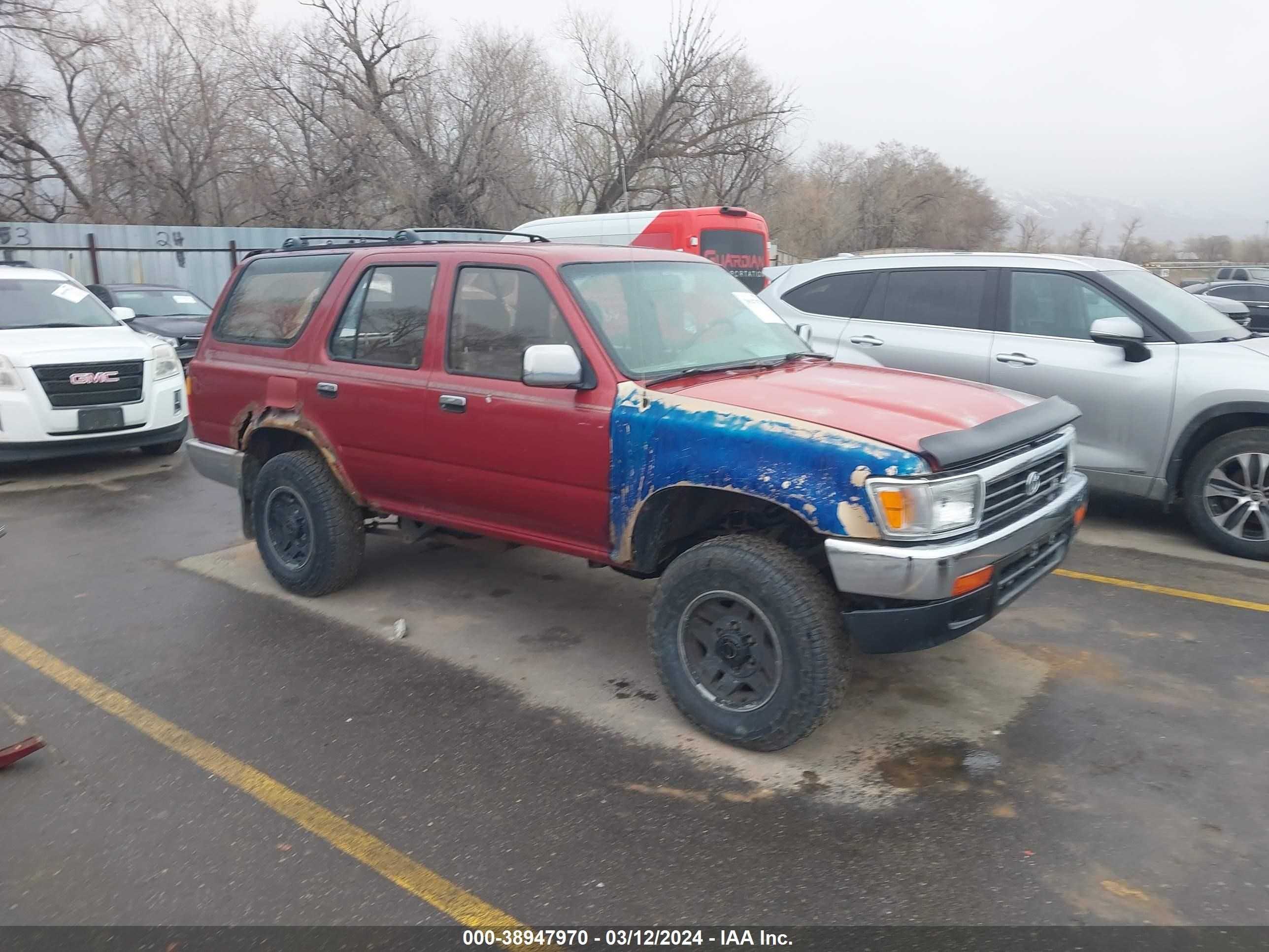 TOYOTA 4RUNNER 1995 jt3vn39w6s0196114