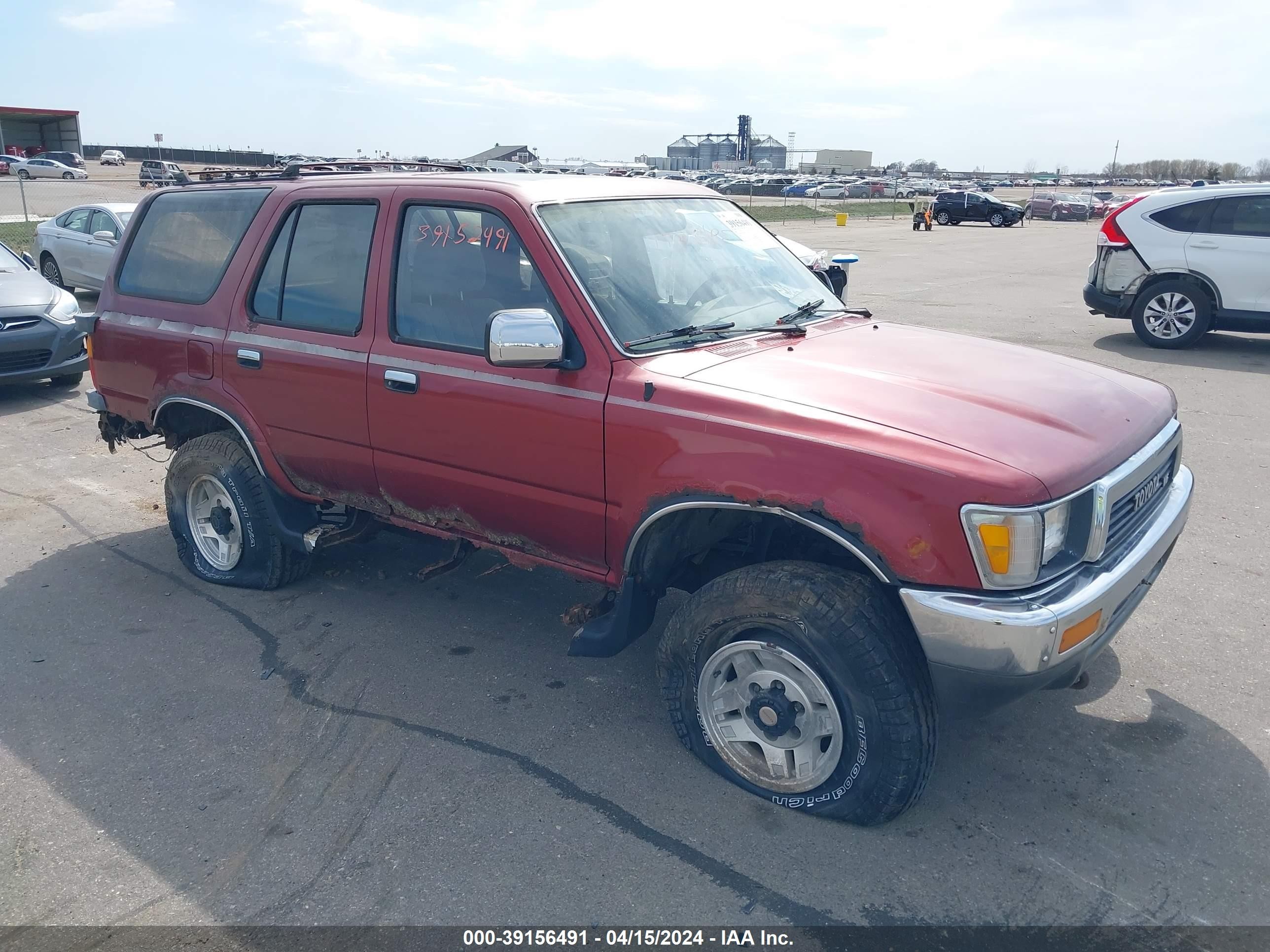 TOYOTA 4RUNNER 1991 jt3vn39wxm8028867