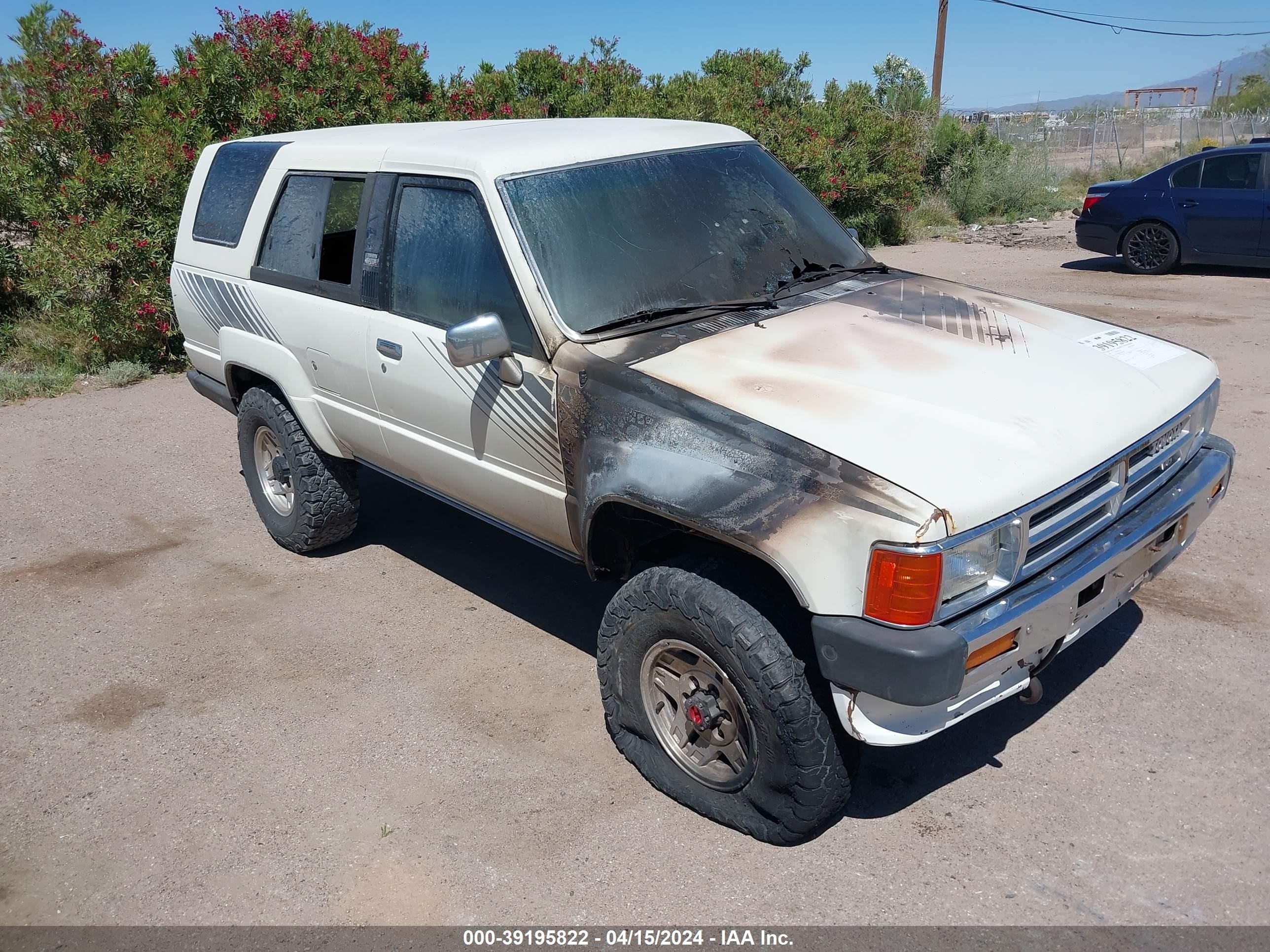 TOYOTA 4RUNNER 1988 jt3vn66wxj0019828