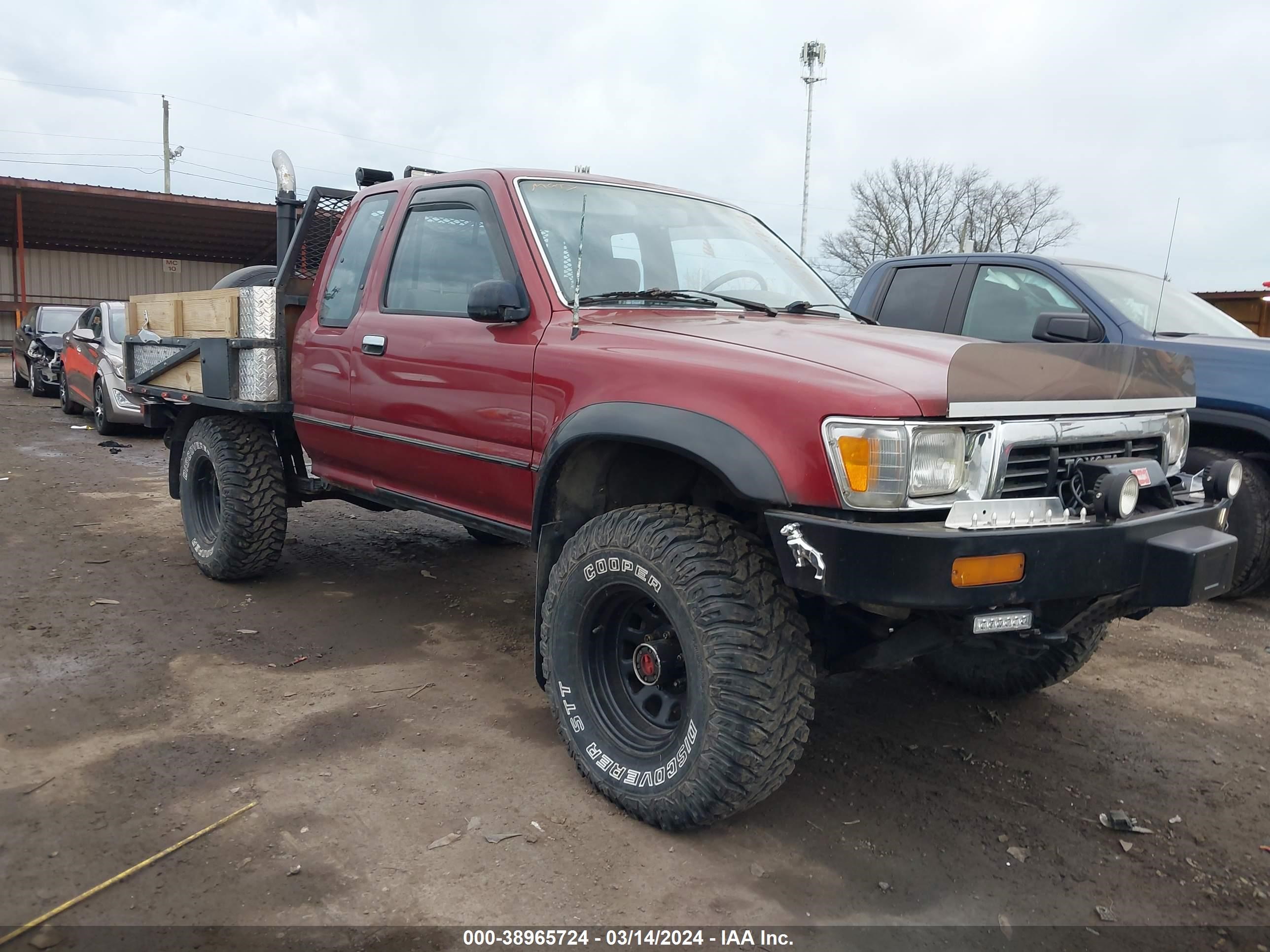 TOYOTA PICKUP 1989 jt4vn13d0k0007139