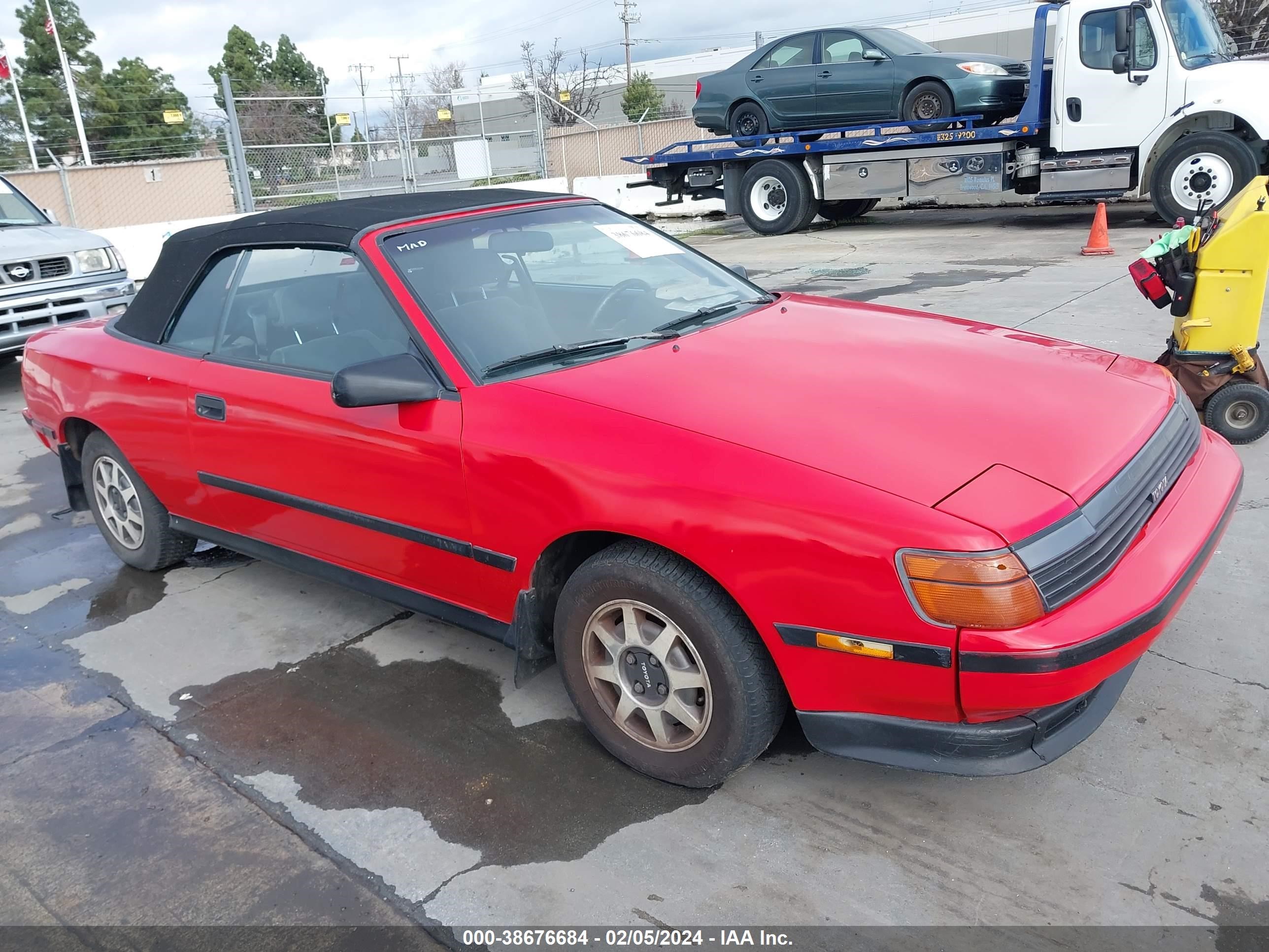 TOYOTA CELICA 1989 jt5st62k6k7284936