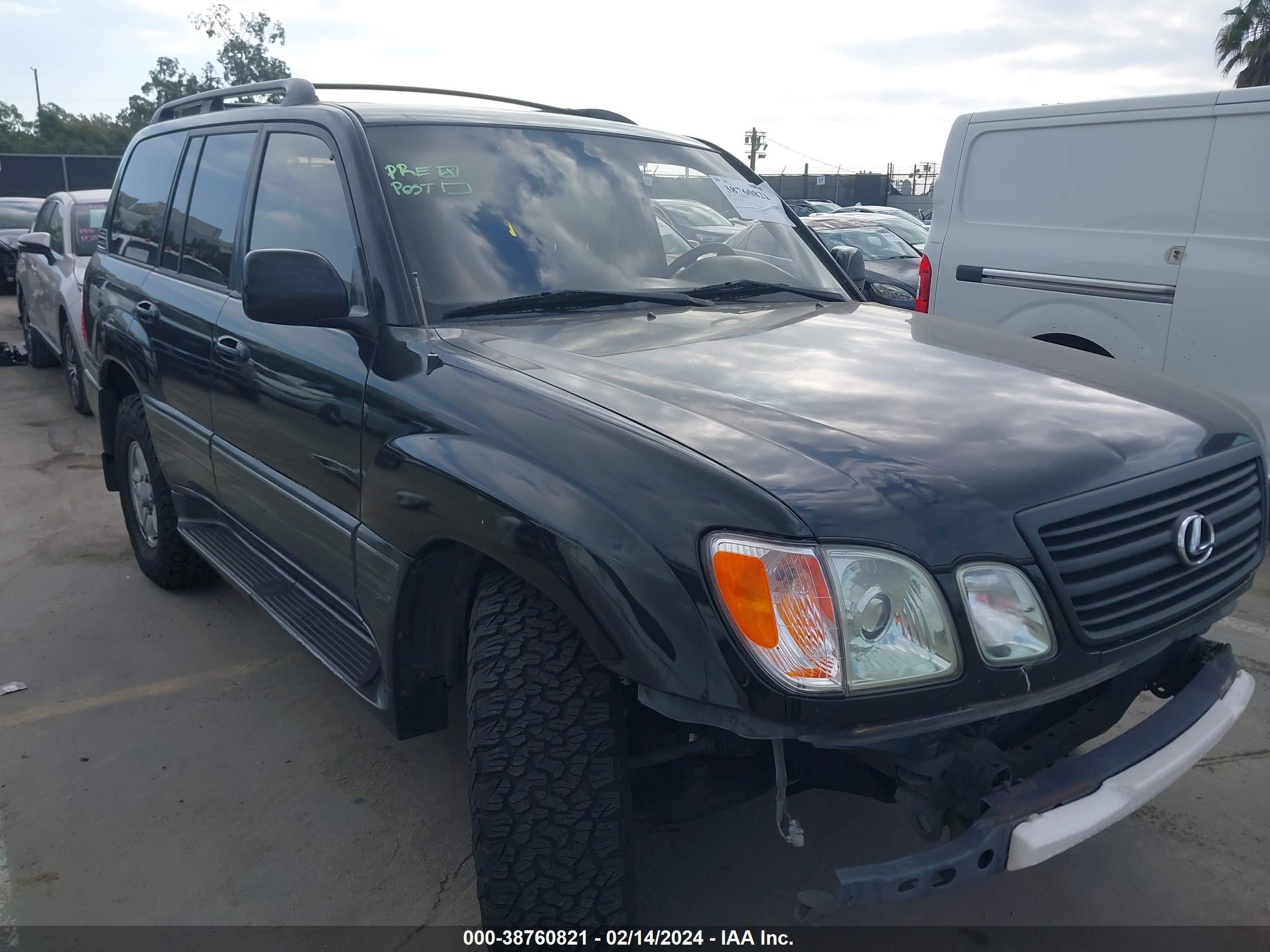 LEXUS LX 1998 jt6ht00w8w0015327