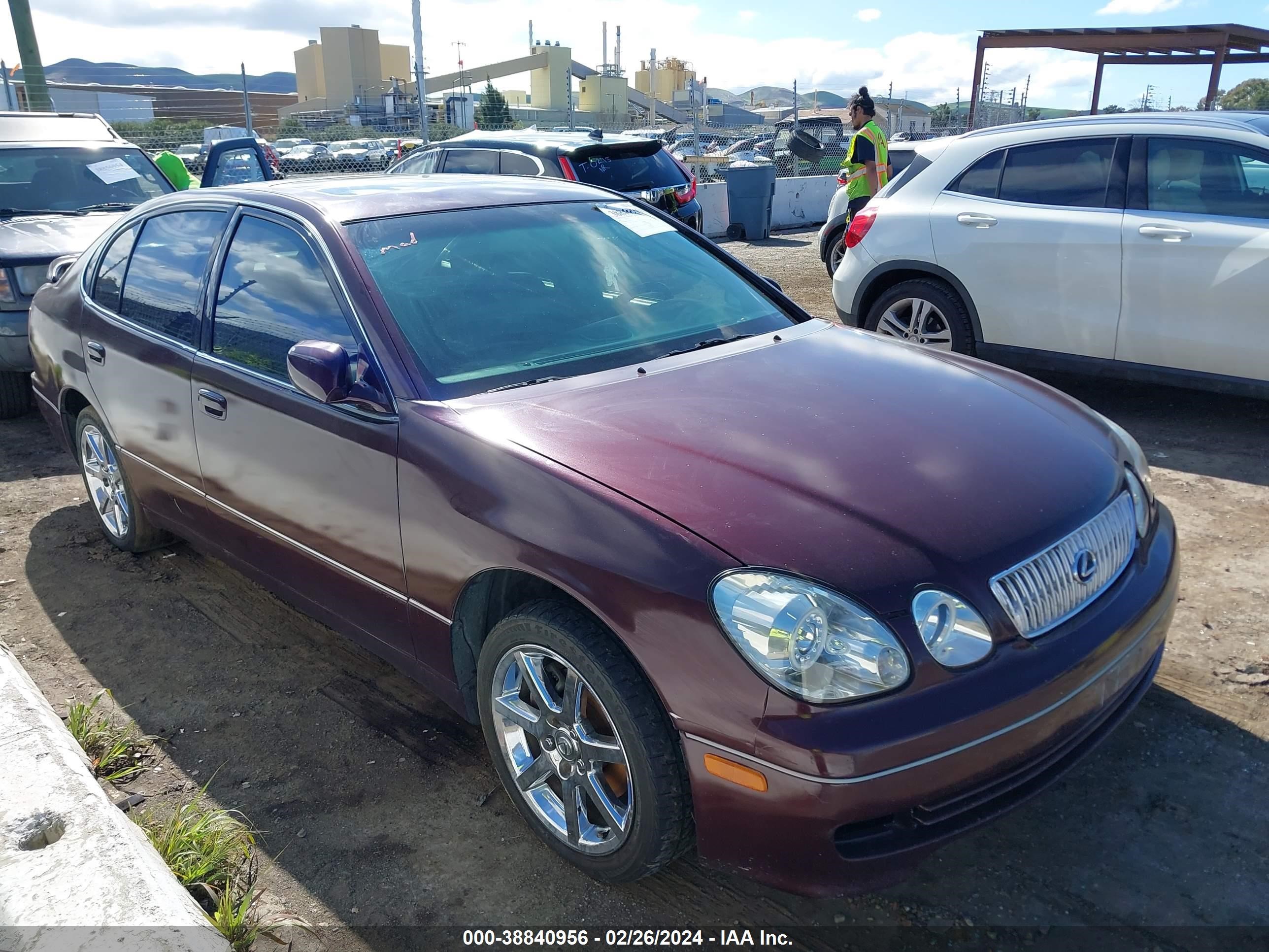 LEXUS GS 300 2001 jt8bd69s210144637