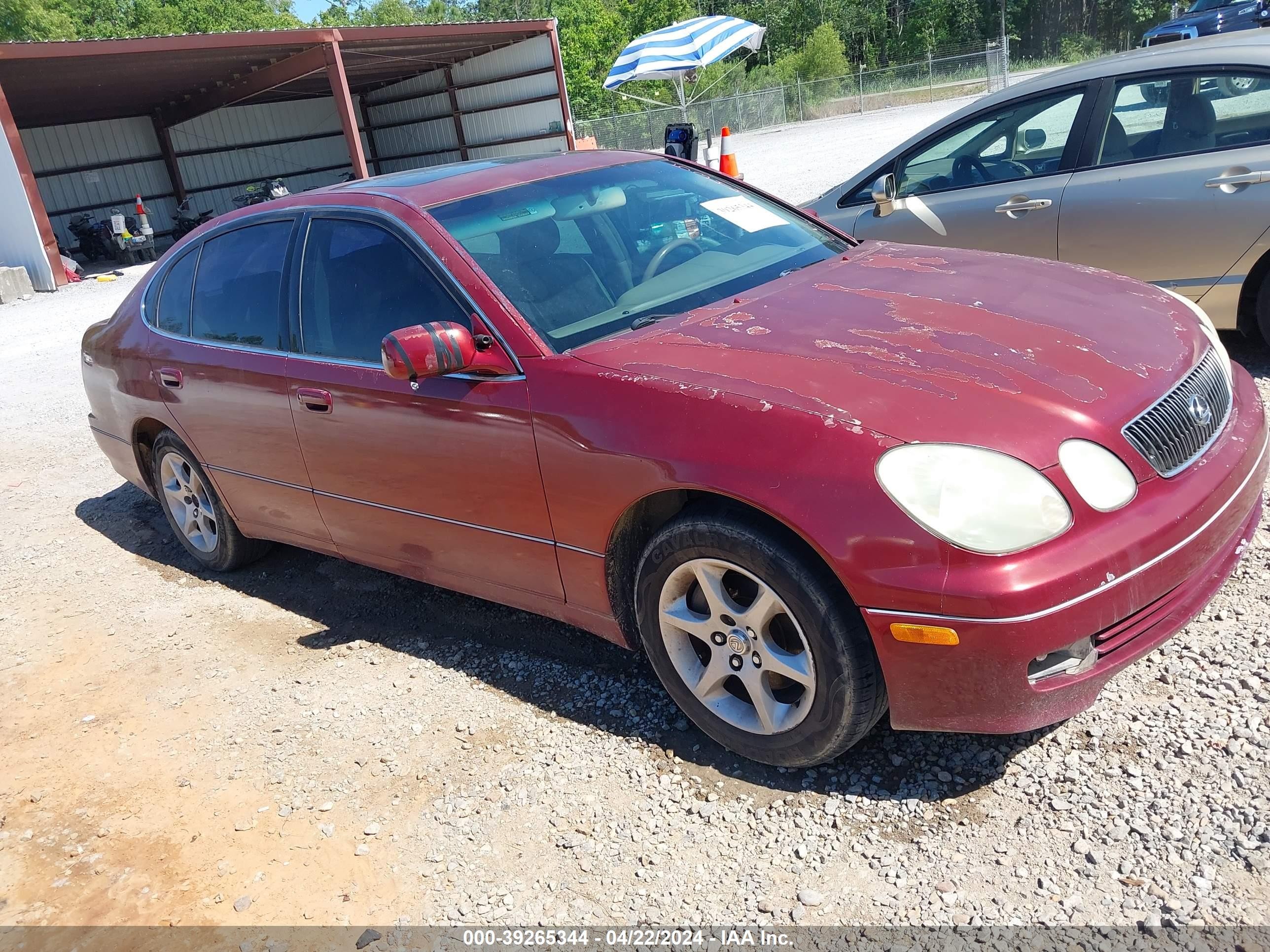 LEXUS GS 300 2002 jt8bd69s620162592