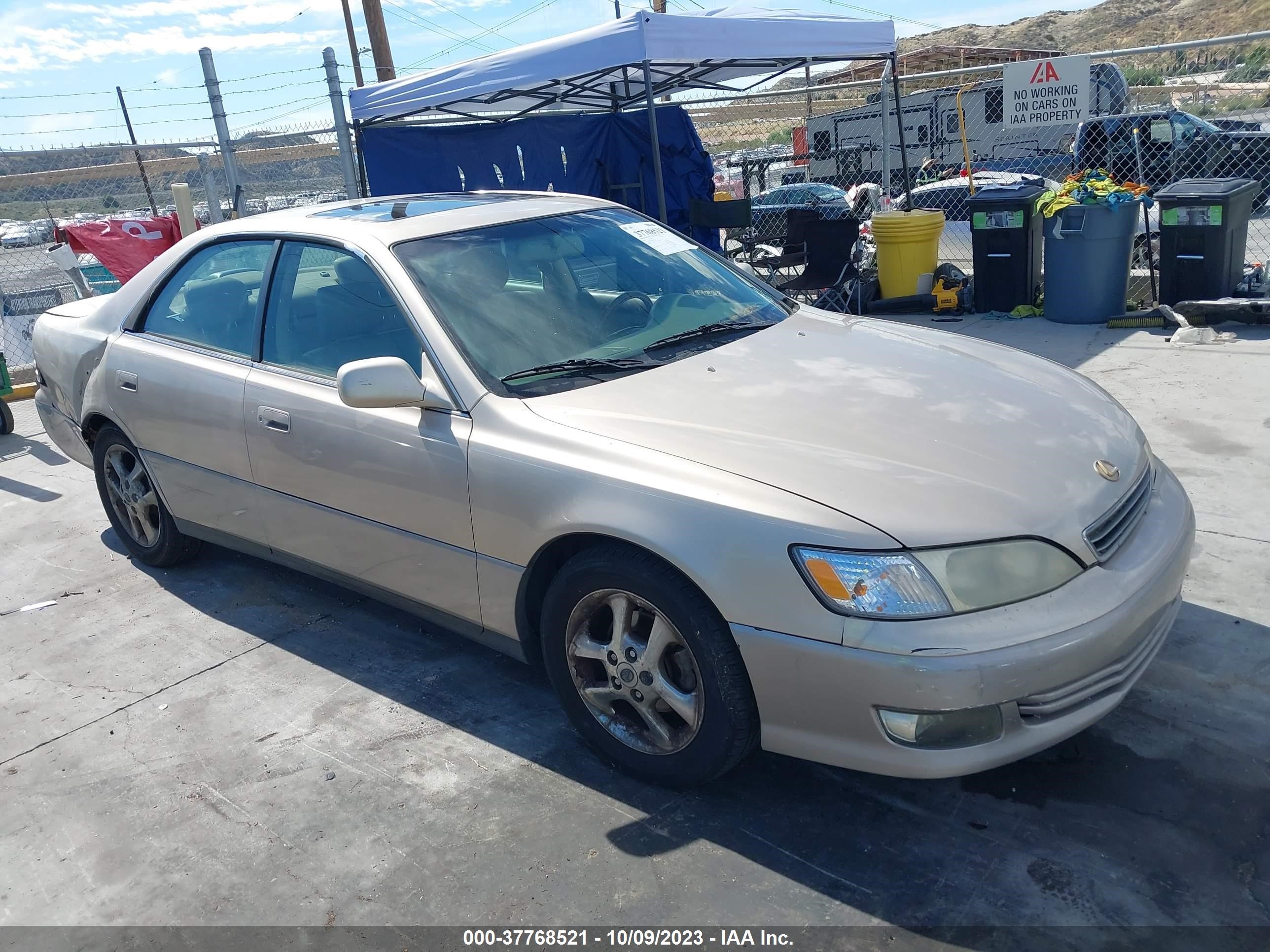 LEXUS ES 2001 jt8bf28g015111218