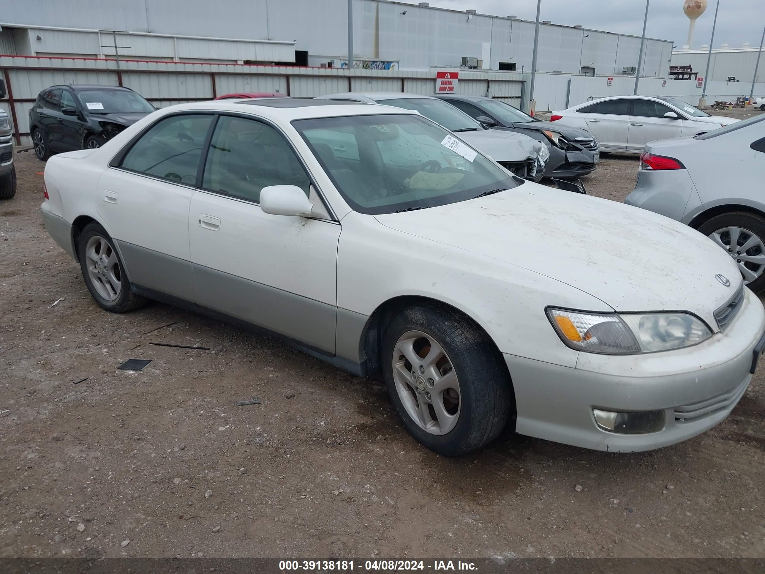 LEXUS ES 2001 jt8bf28g015111283