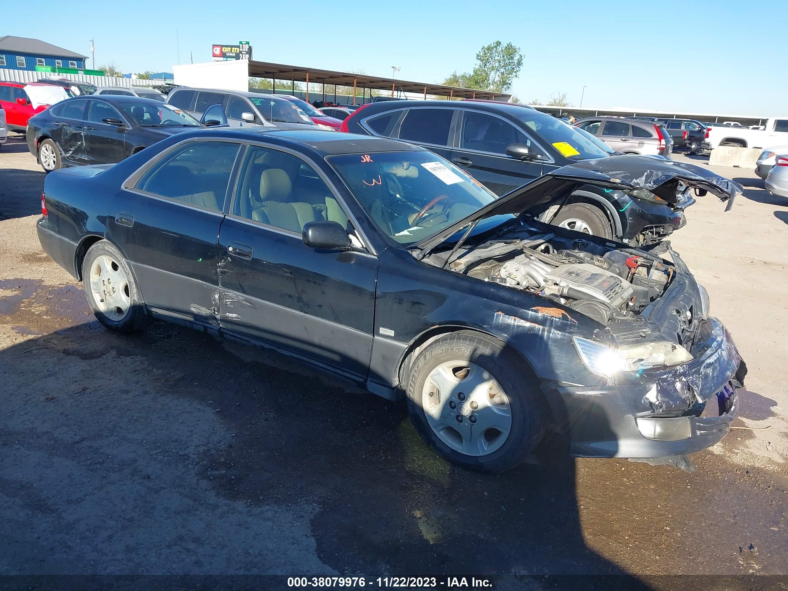 LEXUS ES 2000 jt8bf28g0y5098772