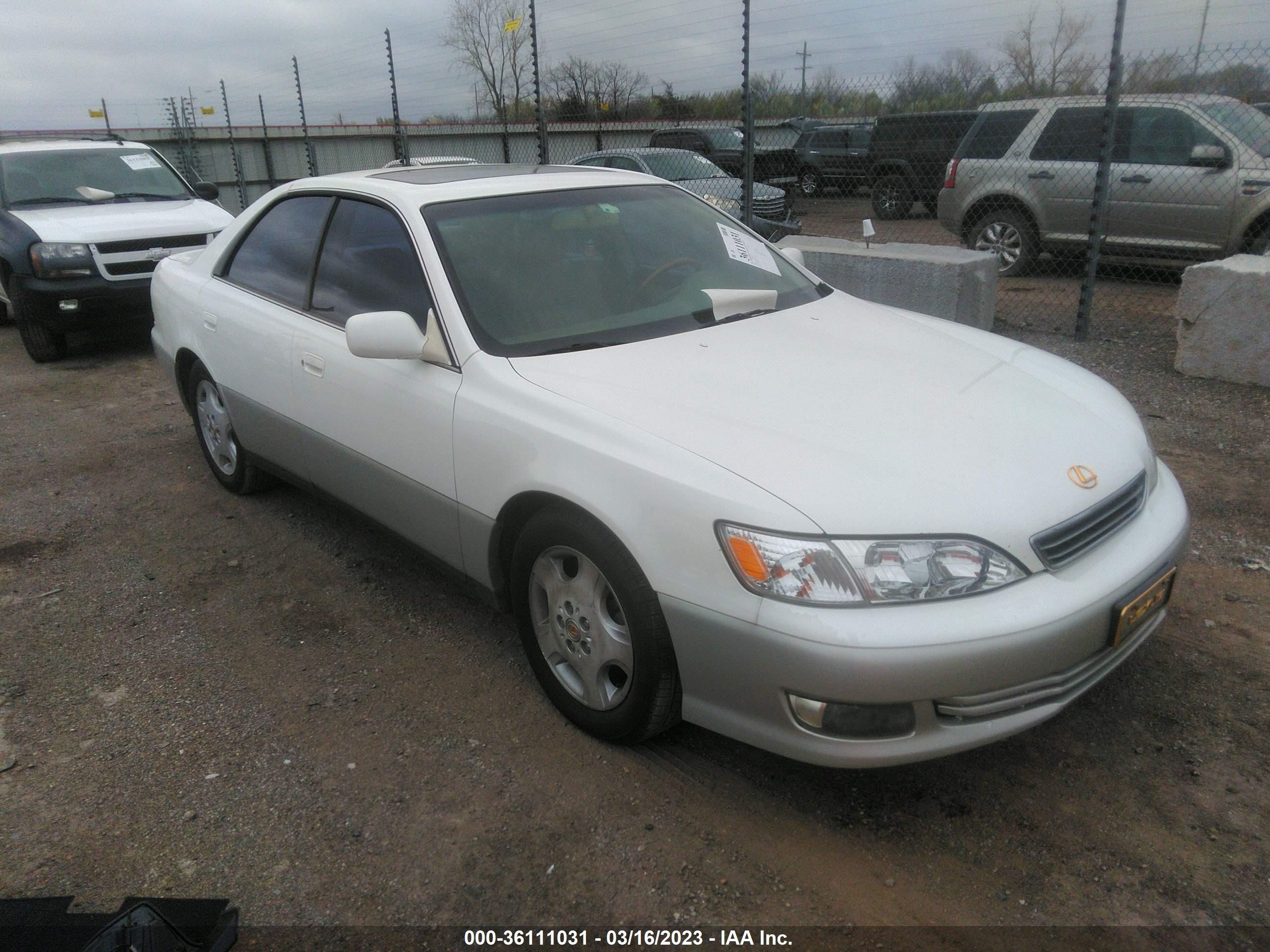 LEXUS ES 2000 jt8bf28g5y5095690