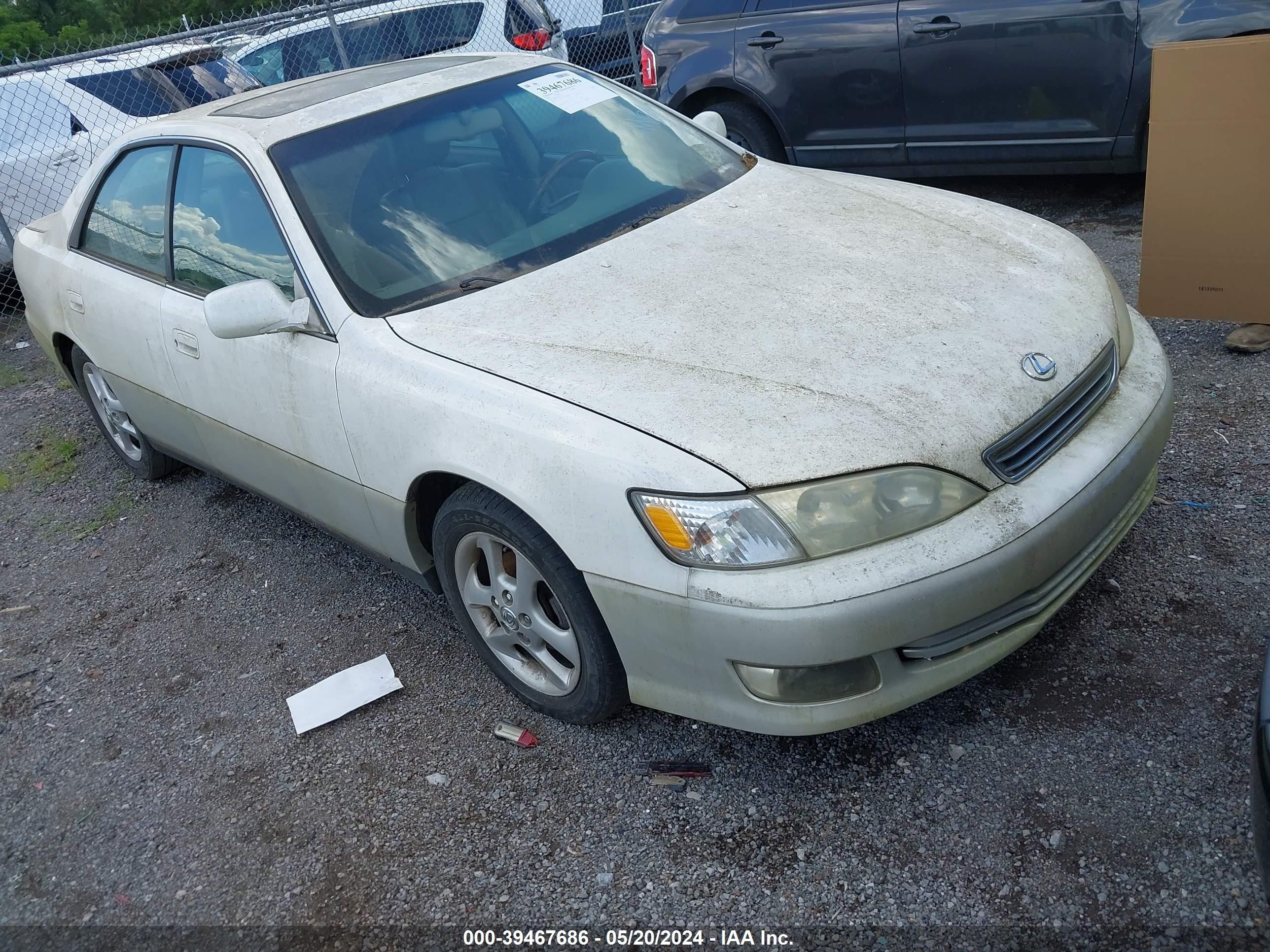 LEXUS ES 2001 jt8bf28g610332237