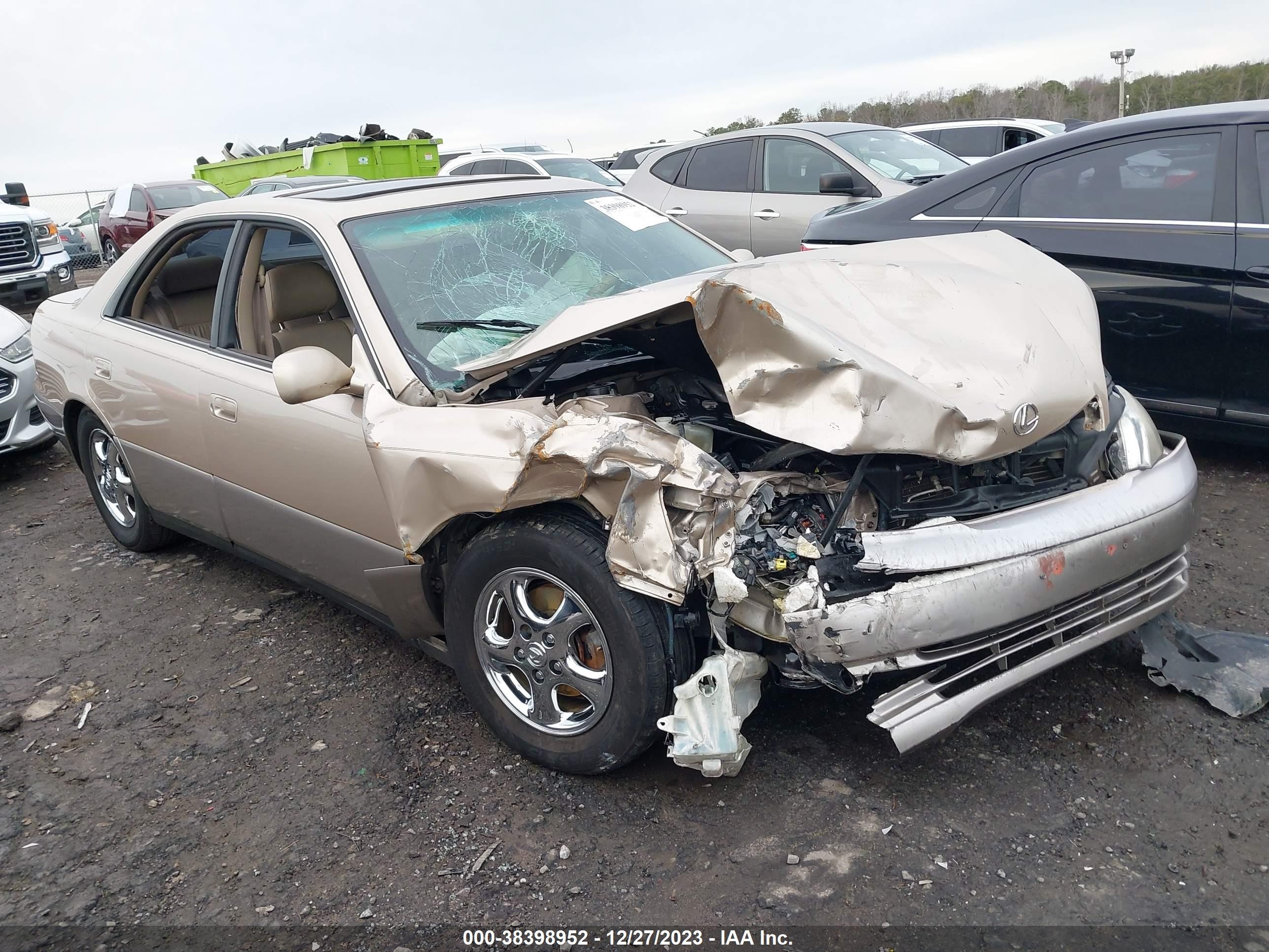 LEXUS ES 1999 jt8bf28g6x0147761