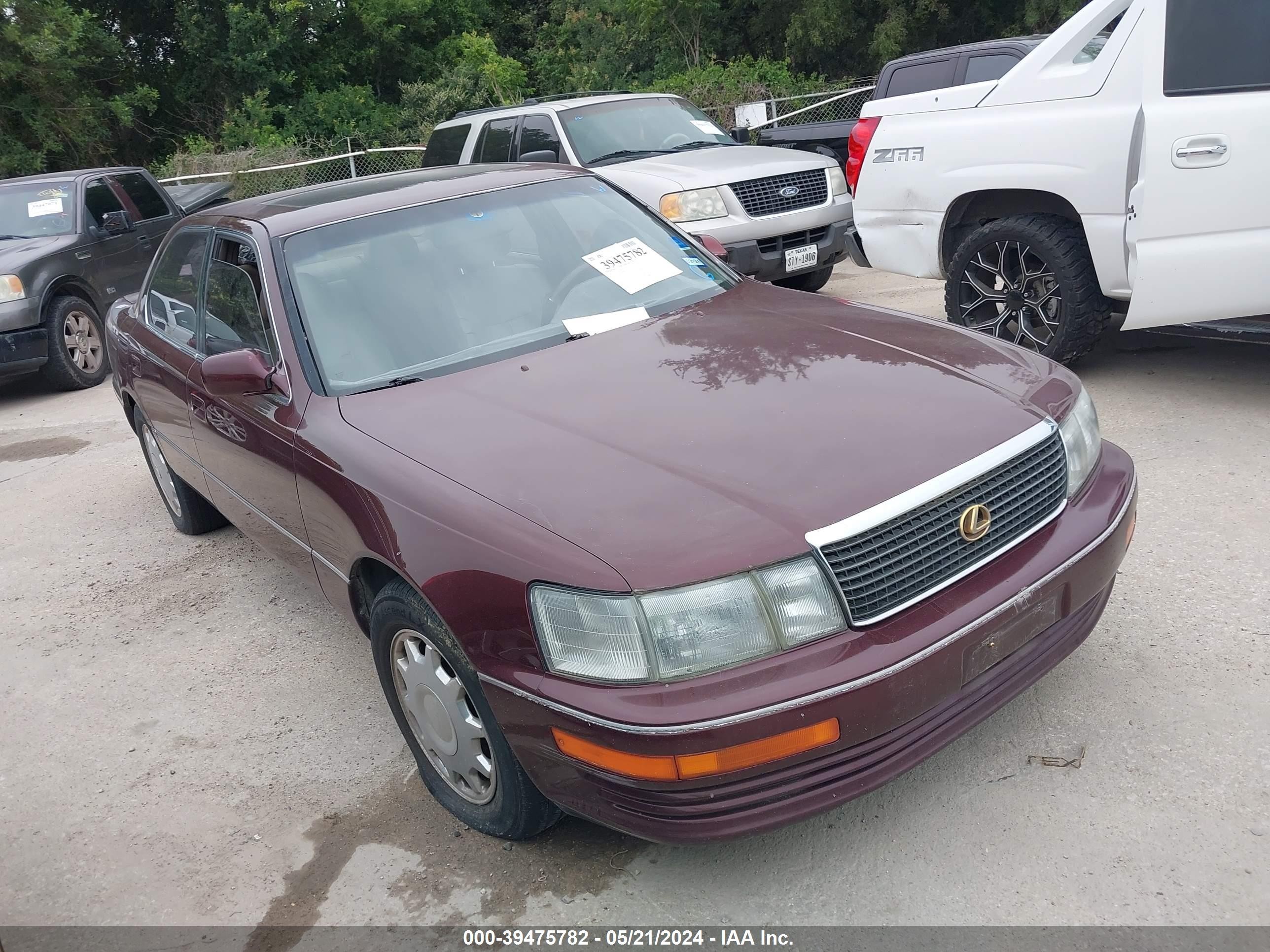 LEXUS LS 1991 jt8uf11e1m0065685