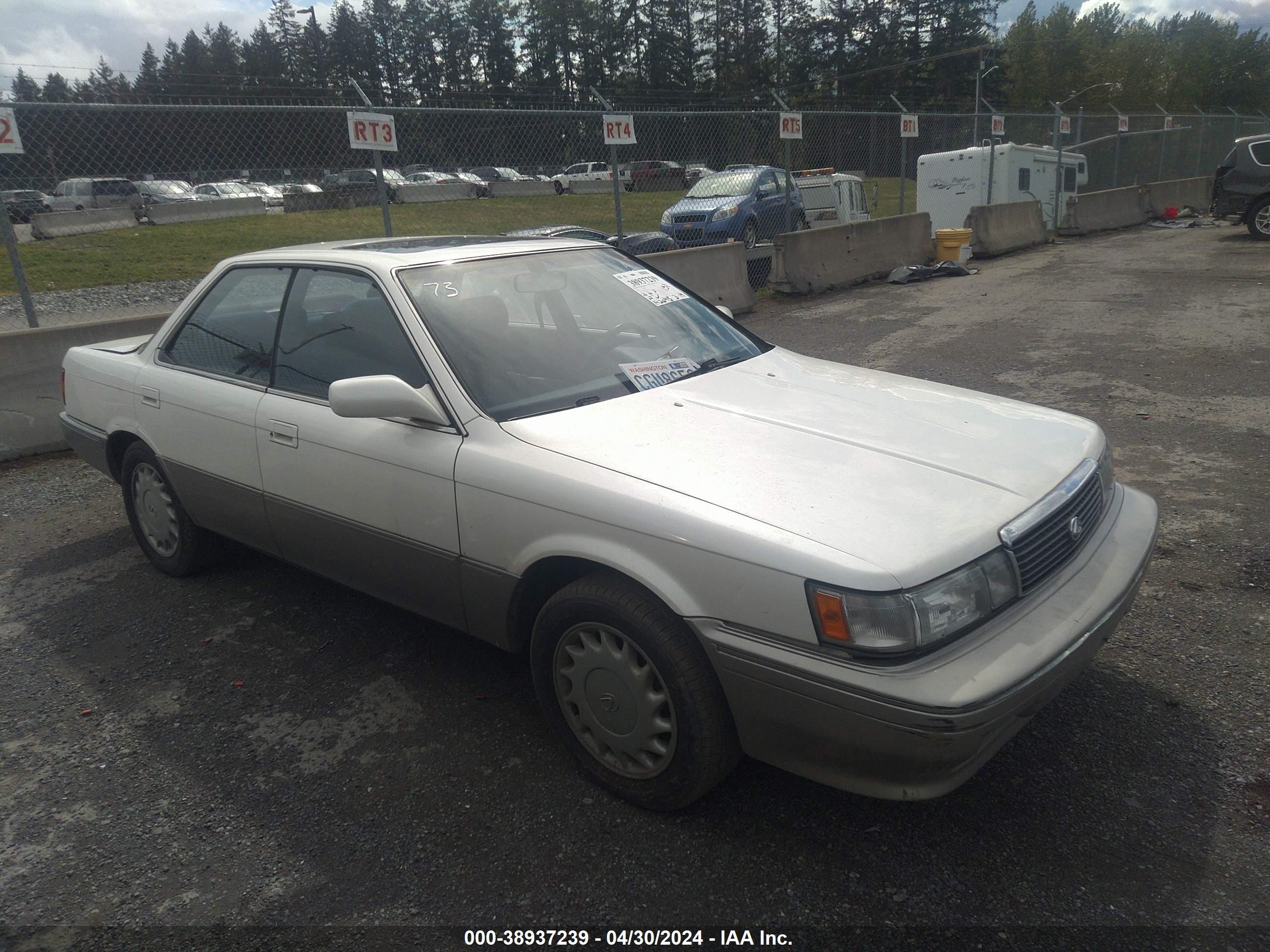 LEXUS ES 1991 jt8vv22txm0156447