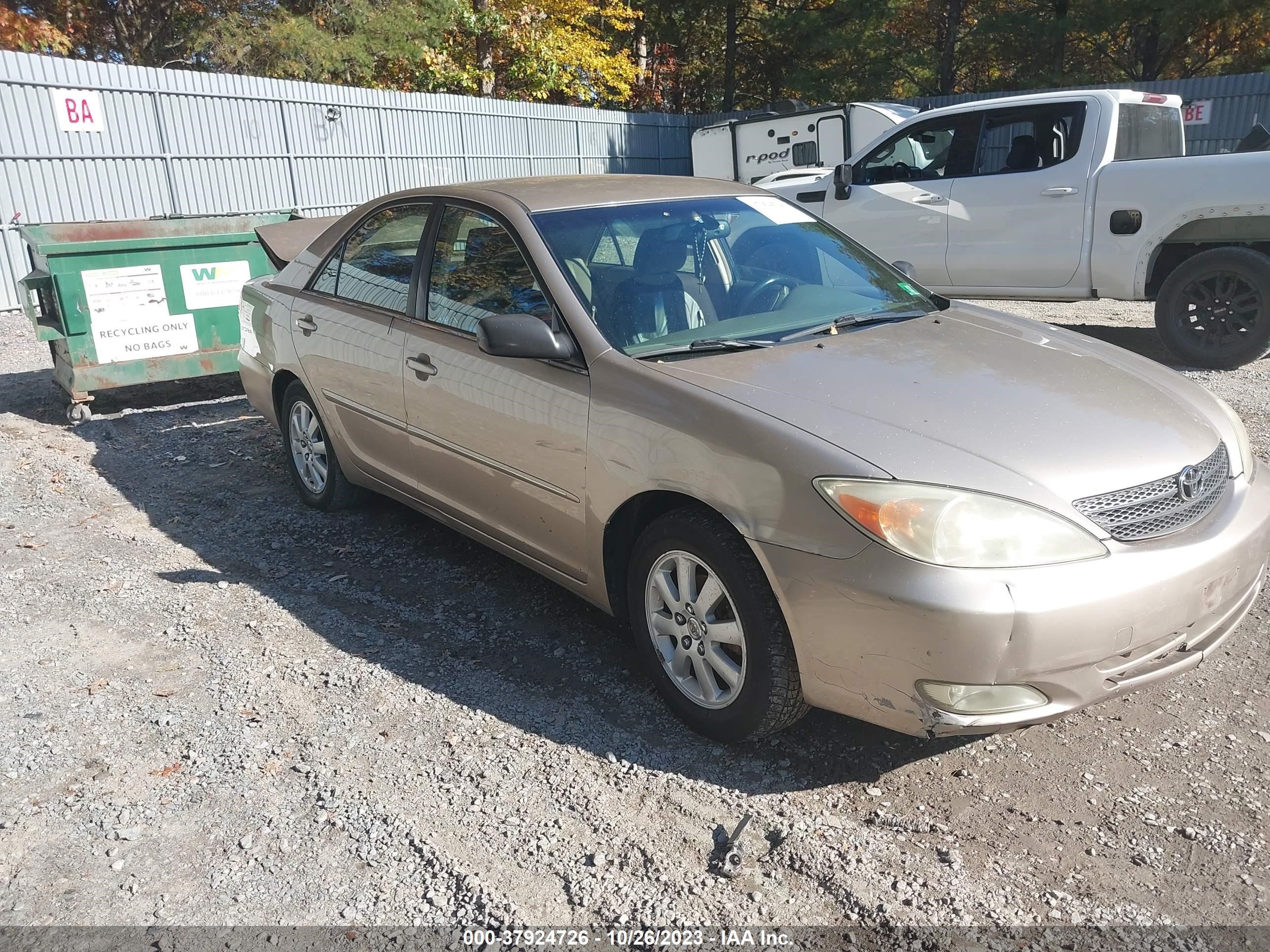 TOYOTA CAMRY 2003 jtdbe30k830190289