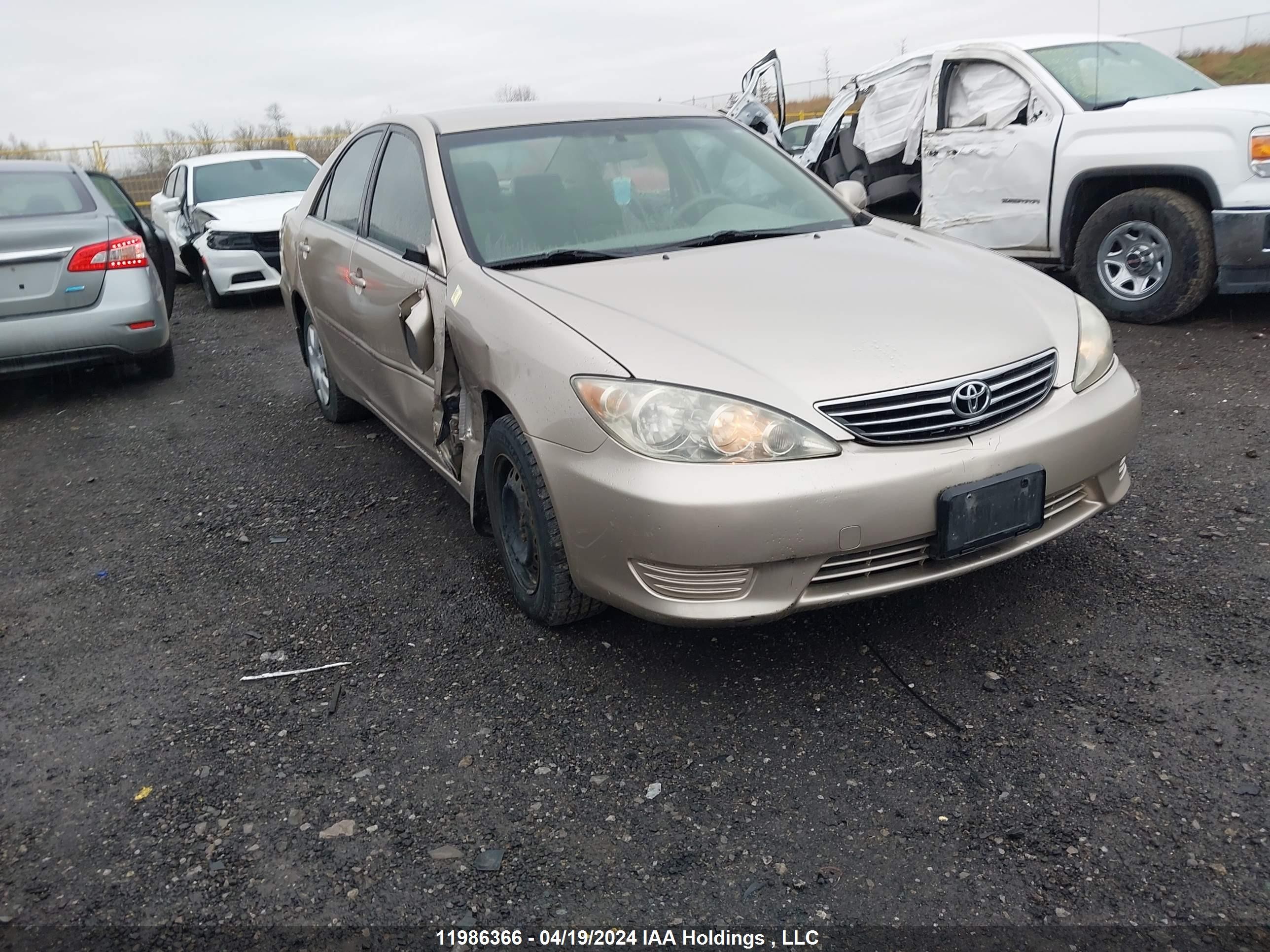 TOYOTA CAMRY 2006 jtdbe30k863058605