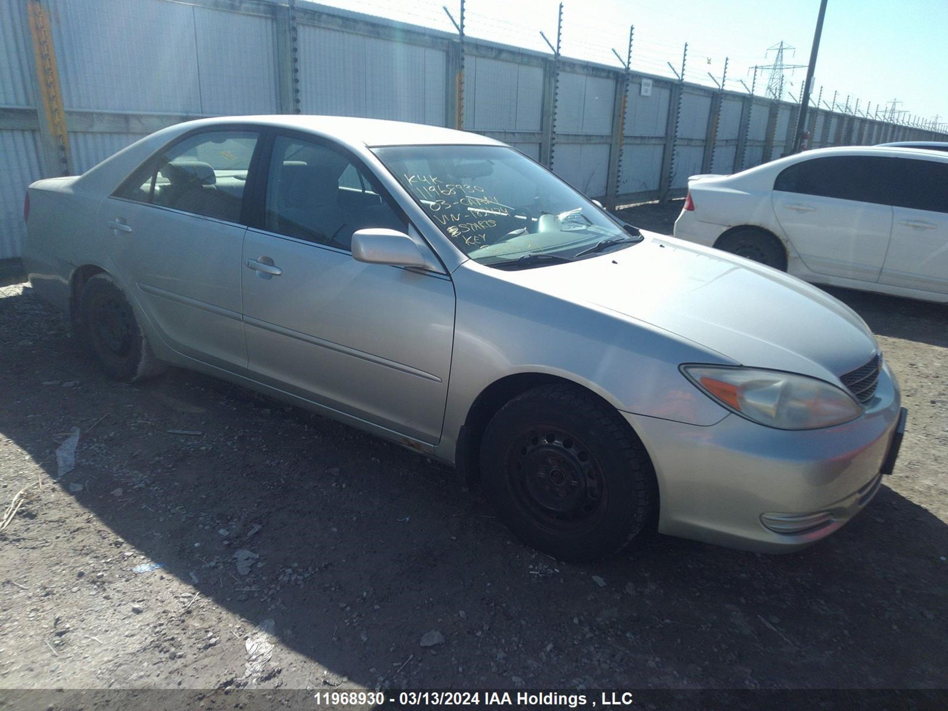 TOYOTA CAMRY 2003 jtdbe32k030182474