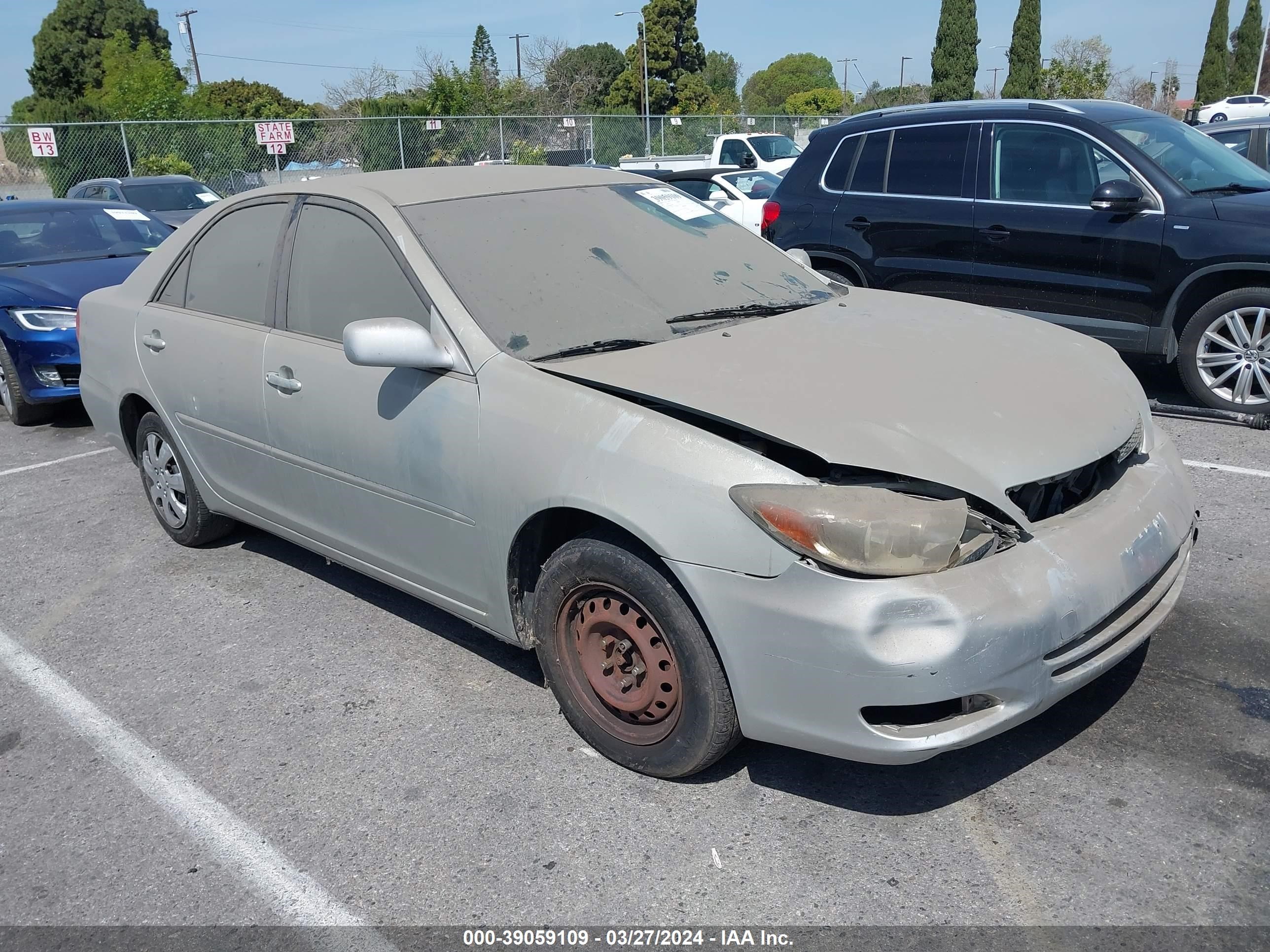 TOYOTA CAMRY 2002 jtdbe32k320042188