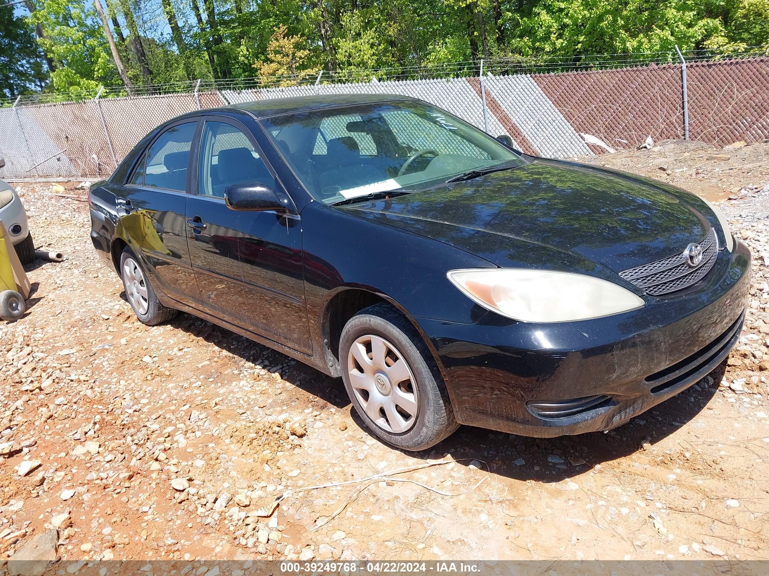 TOYOTA CAMRY 2002 jtdbe32k320133994