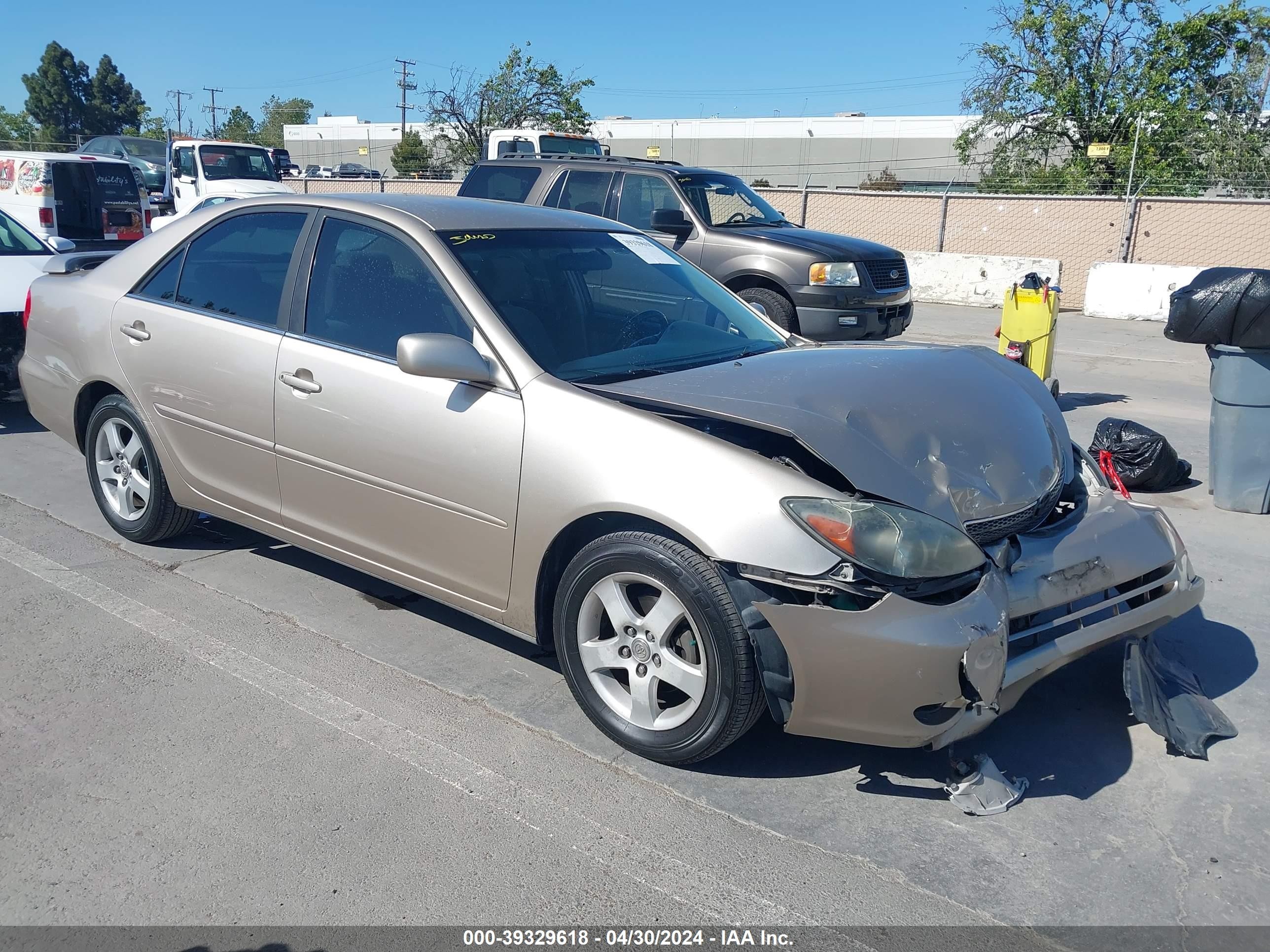 TOYOTA CAMRY 2003 jtdbe32k330147430