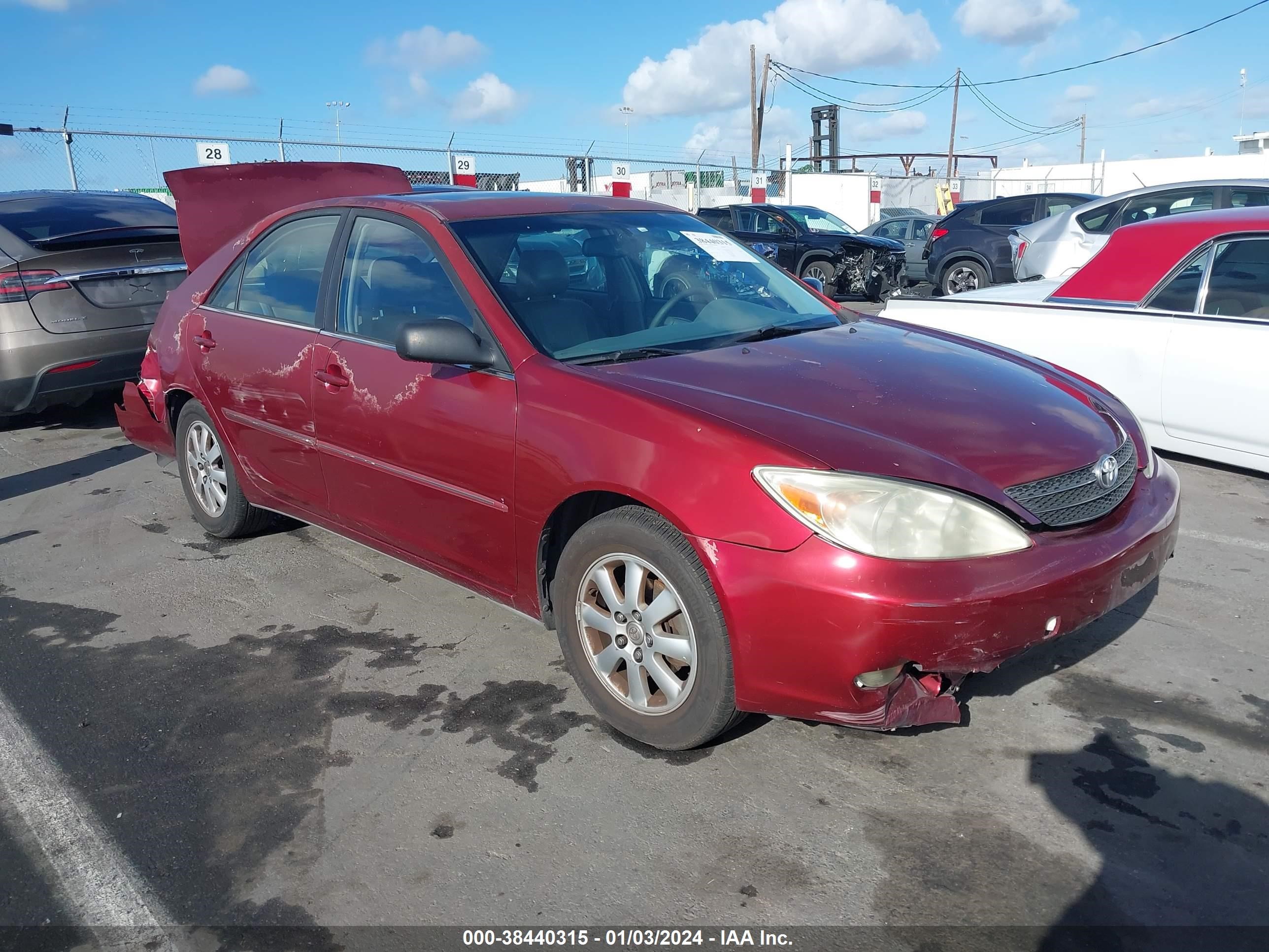 TOYOTA CAMRY 2003 jtdbe32k330231330