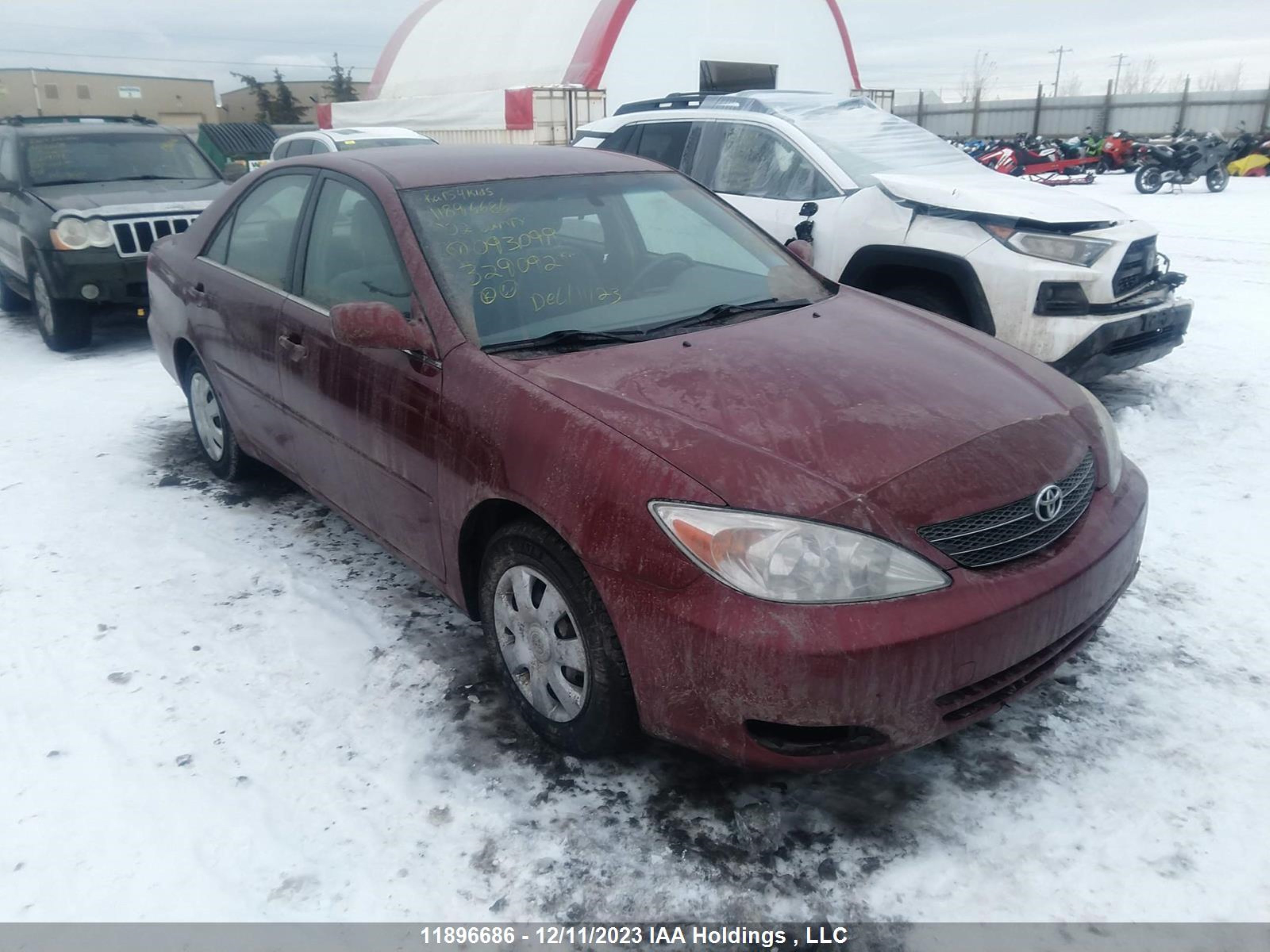 TOYOTA CAMRY 2002 jtdbe32k620093099