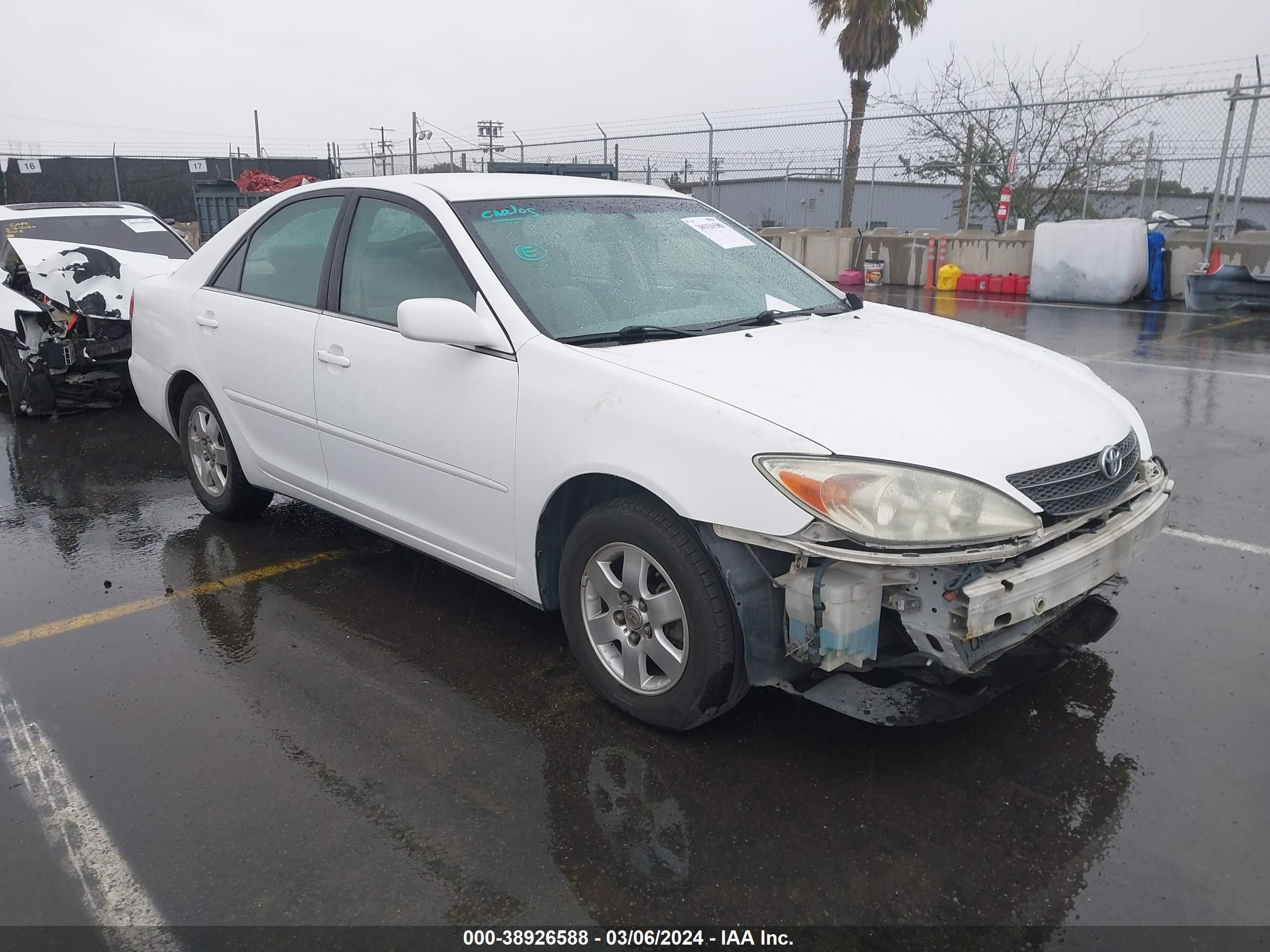 TOYOTA CAMRY 2003 jtdbe32k630152797