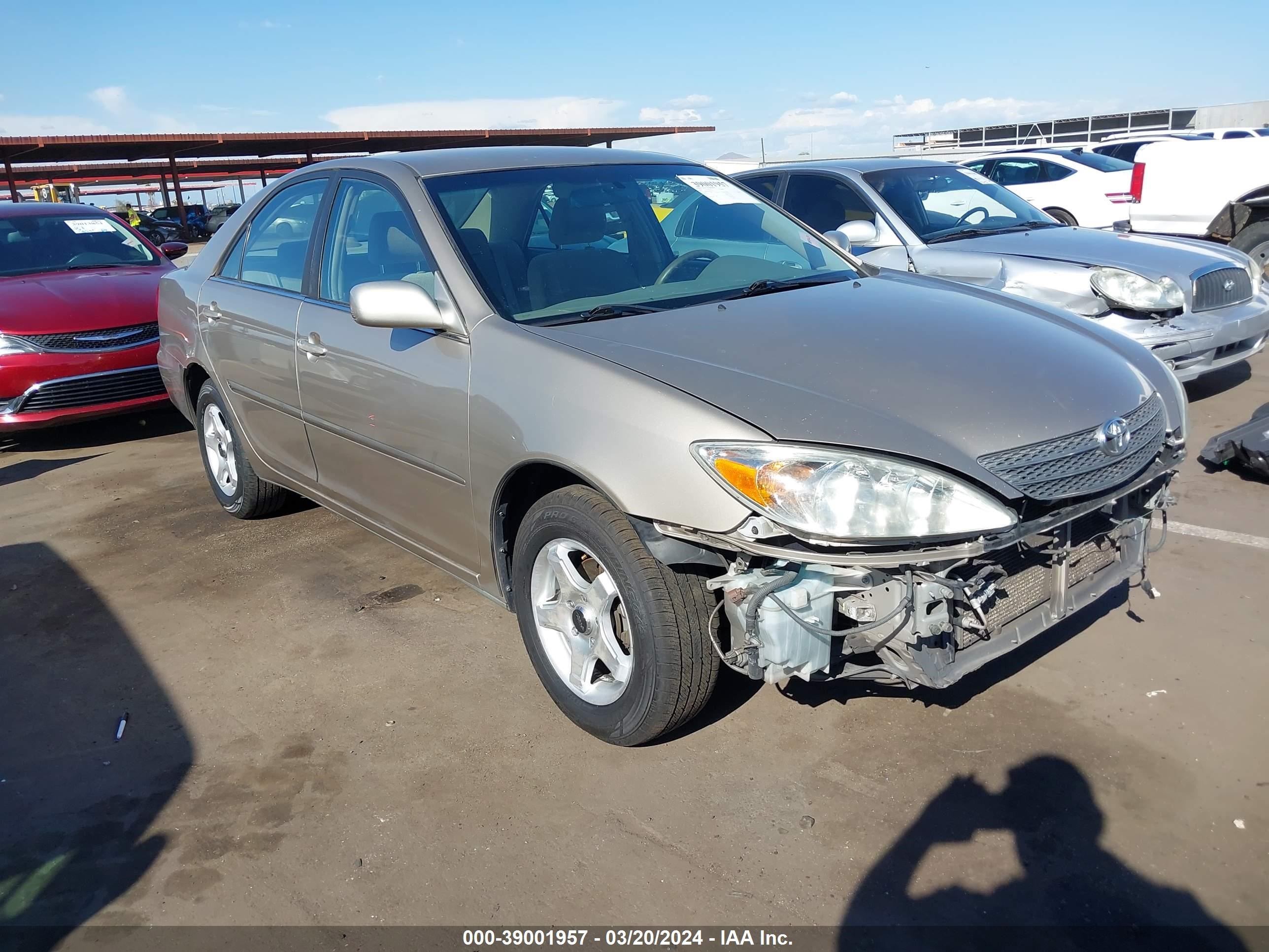 TOYOTA CAMRY 2004 jtdbe32k640265201