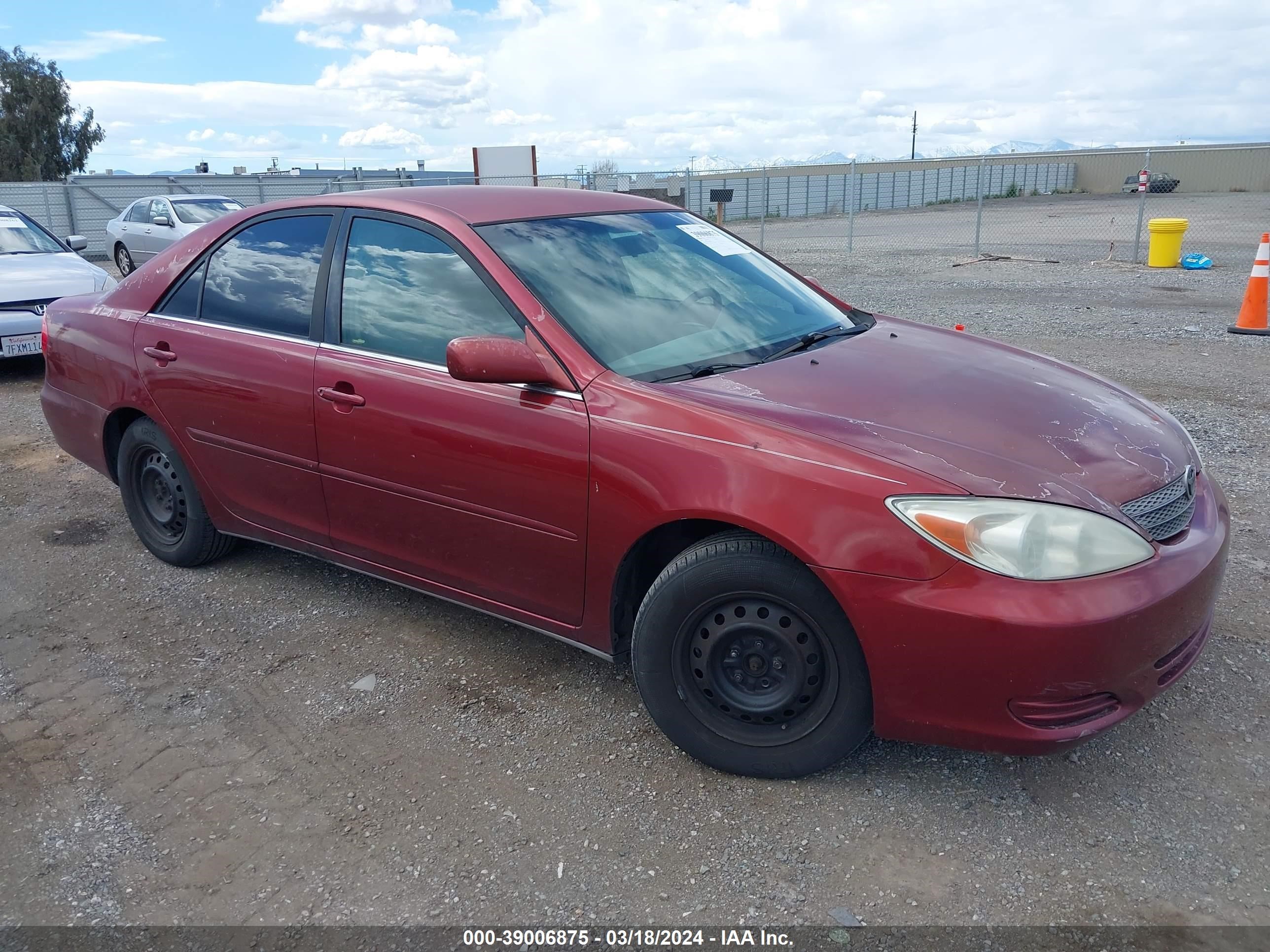 TOYOTA CAMRY 2002 jtdbe32k720088364