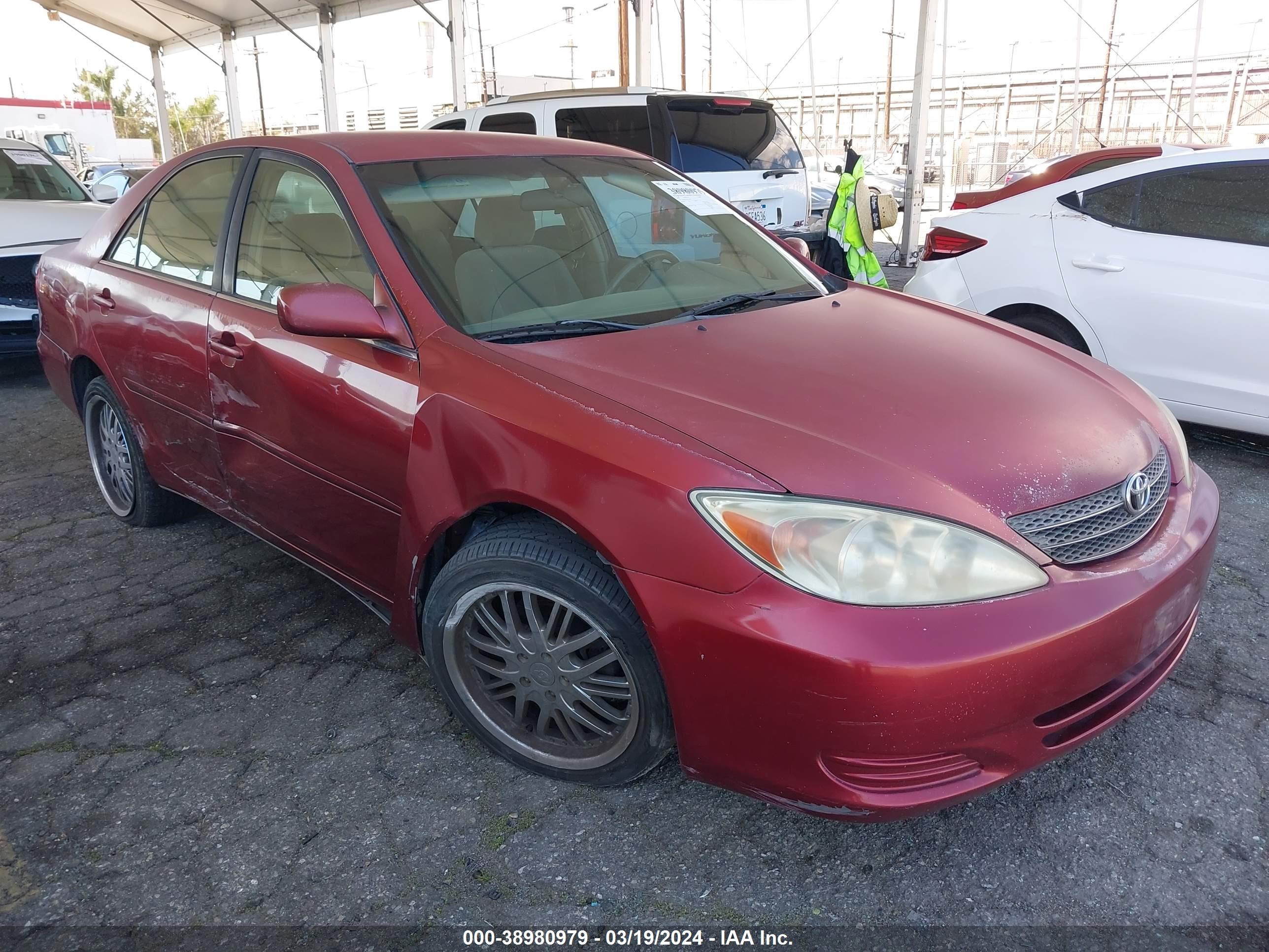 TOYOTA CAMRY 2003 jtdbe32k830156690