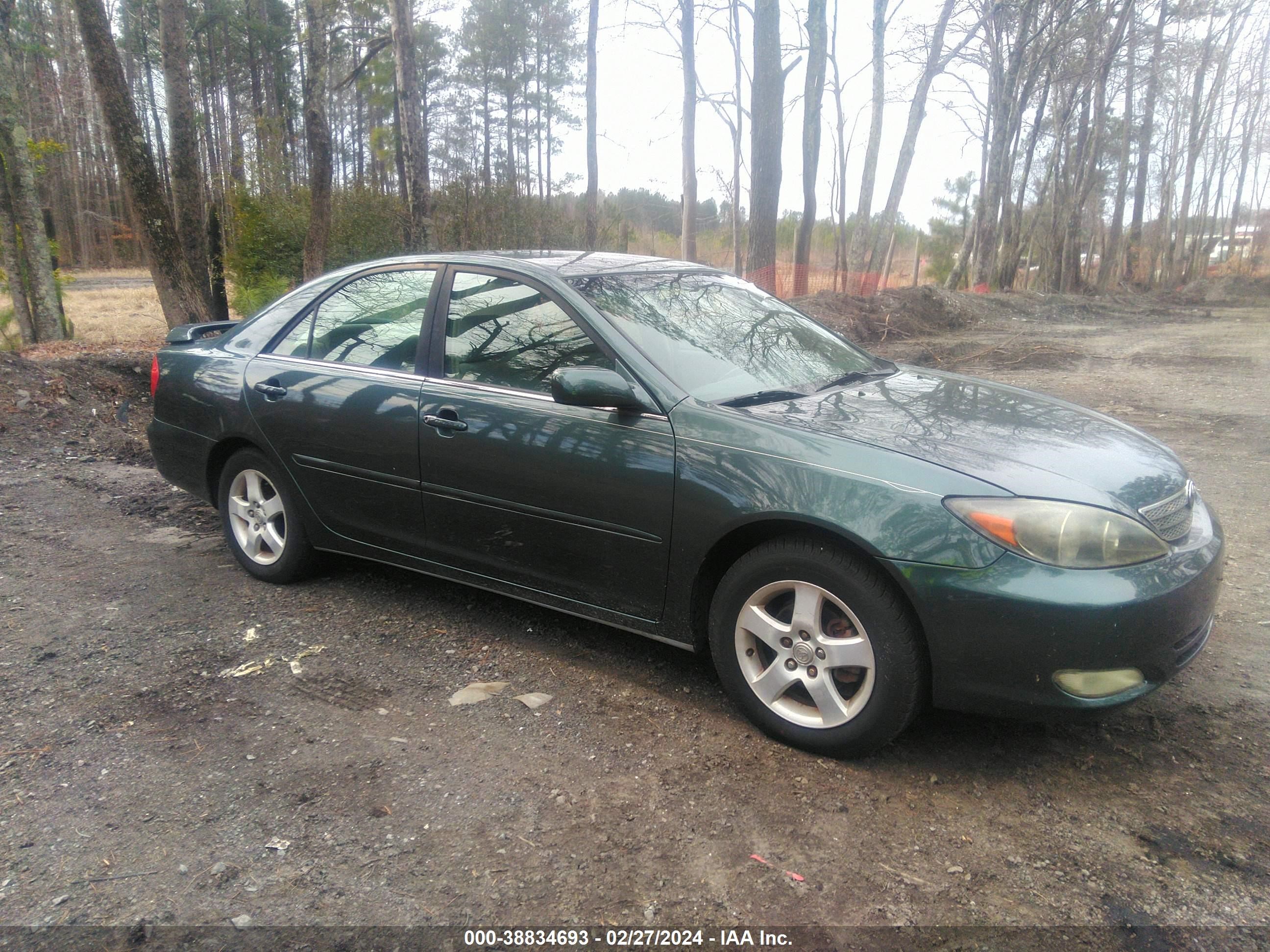 TOYOTA CAMRY 2002 jtdbe32kx20125472