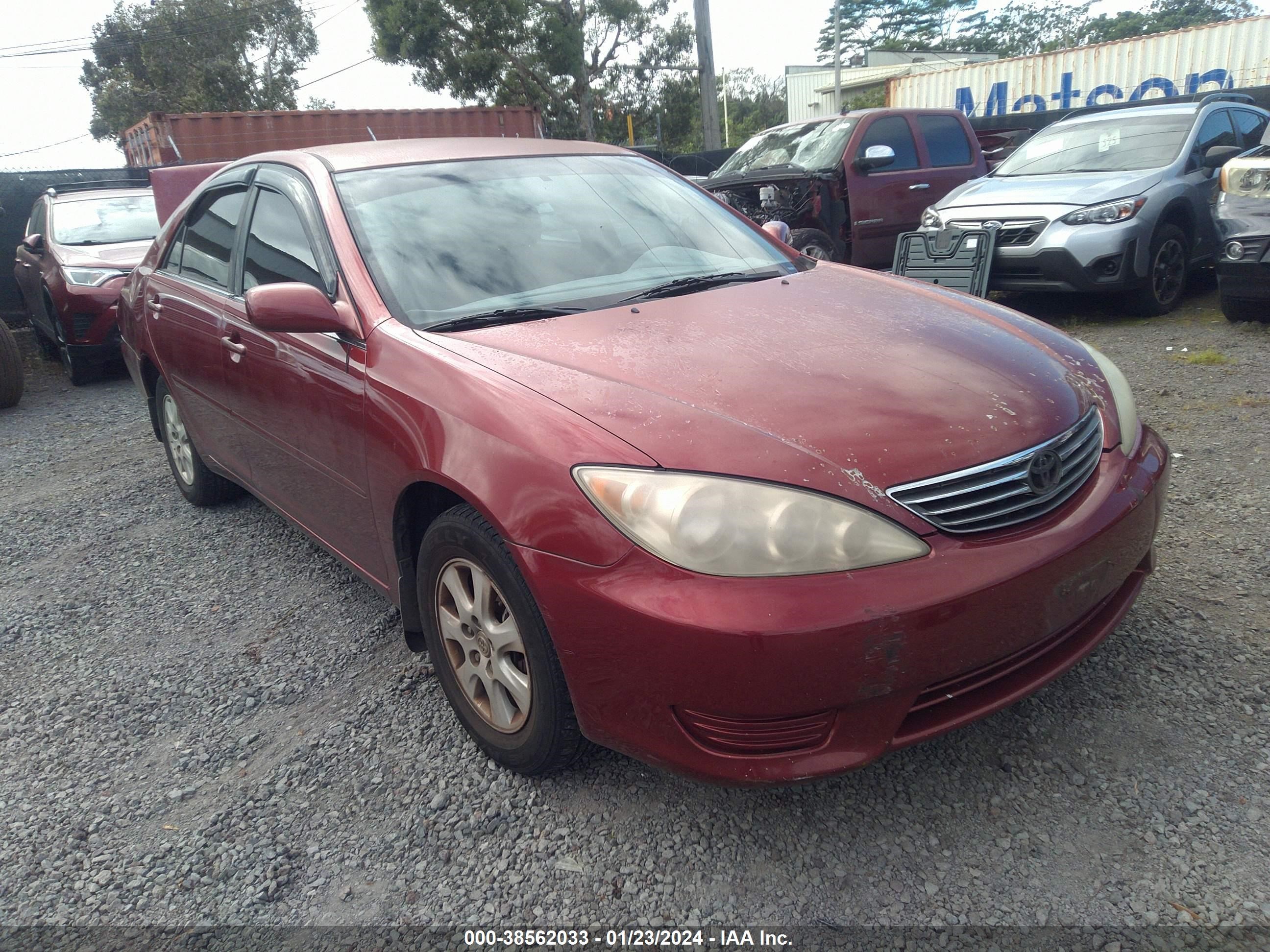 TOYOTA CAMRY 2005 jtdbf30k350160276