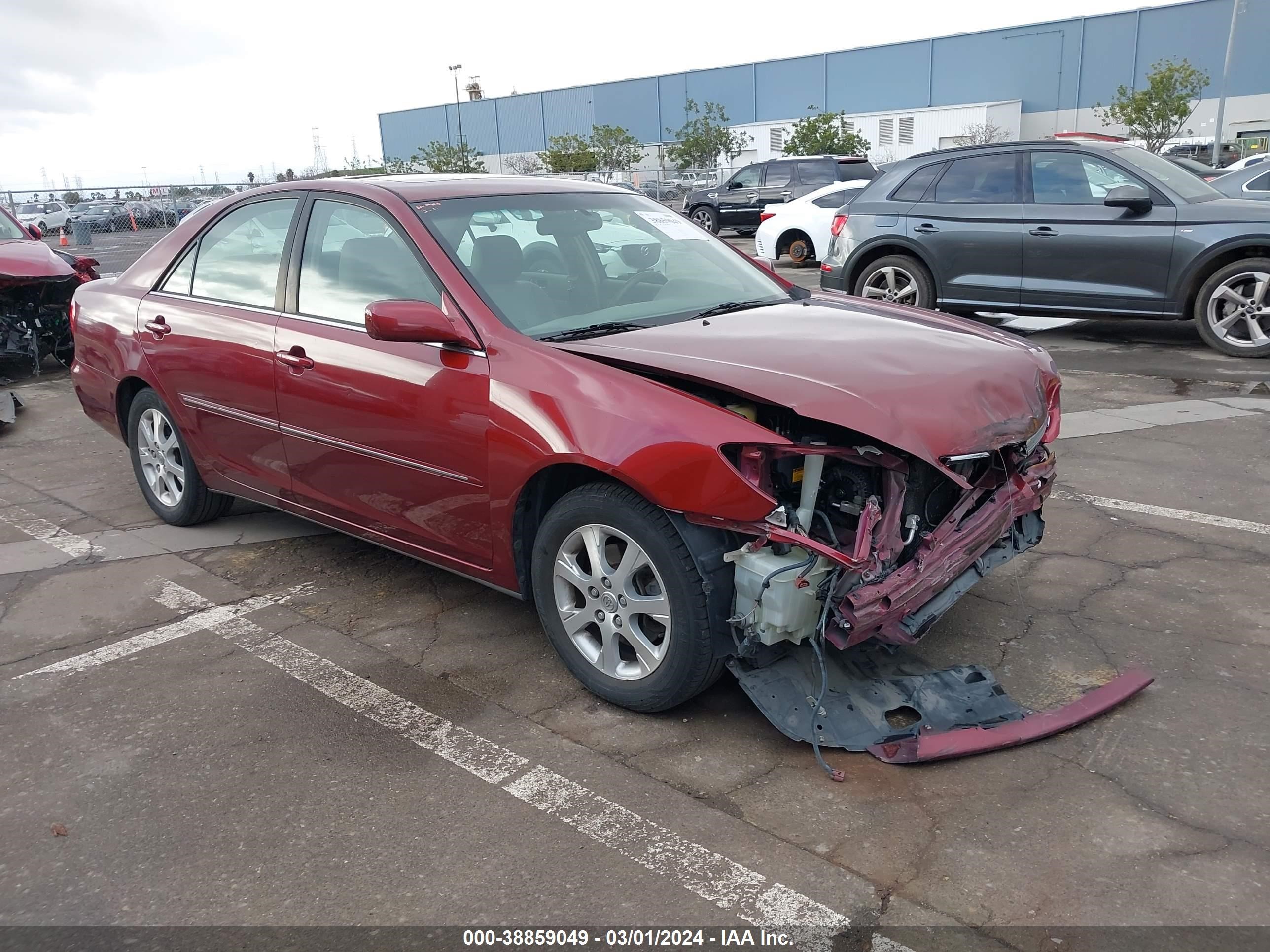 TOYOTA CAMRY 2005 jtdbf30k550163700