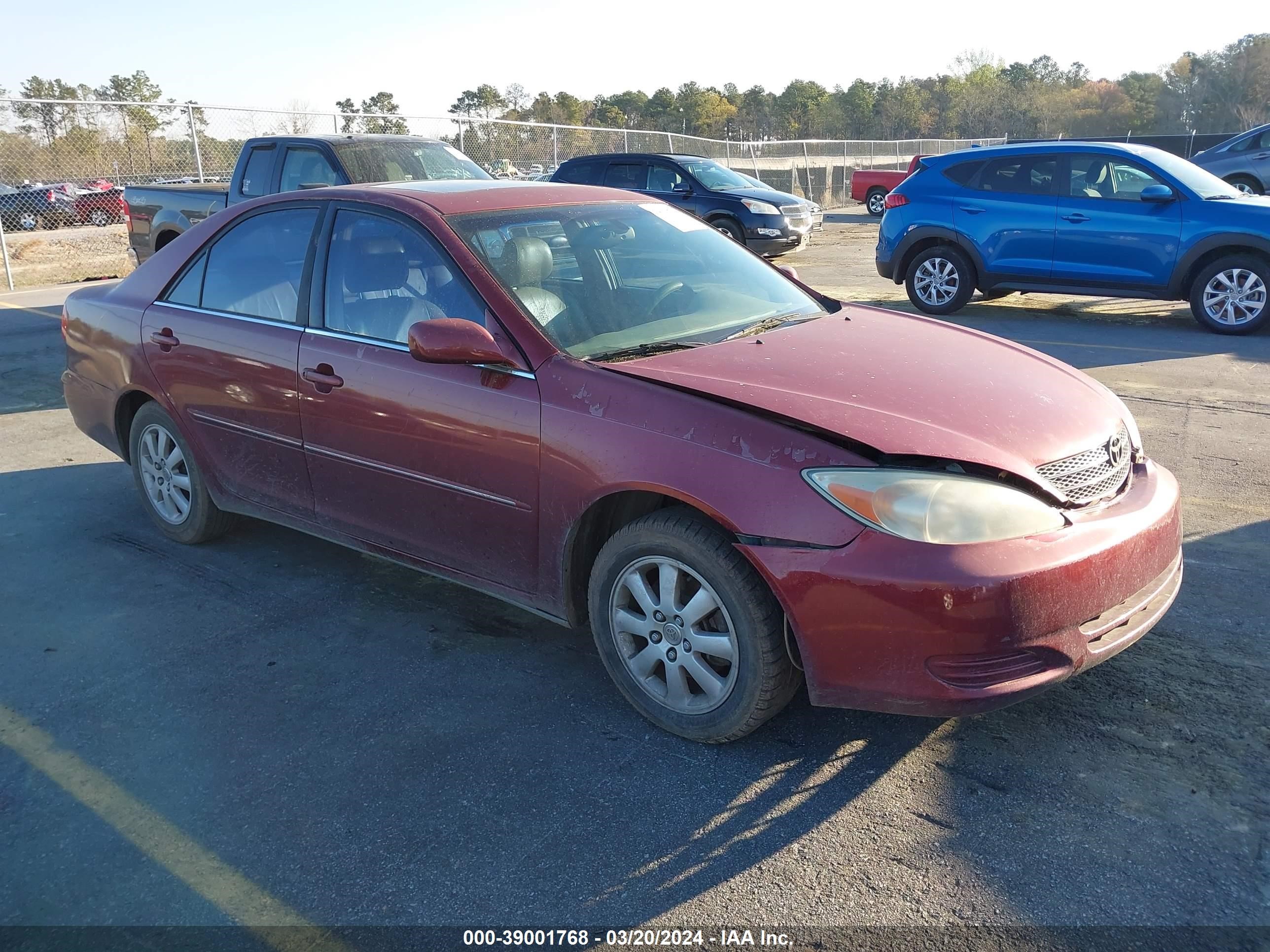 TOYOTA CAMRY 2002 jtdbf30k620002364