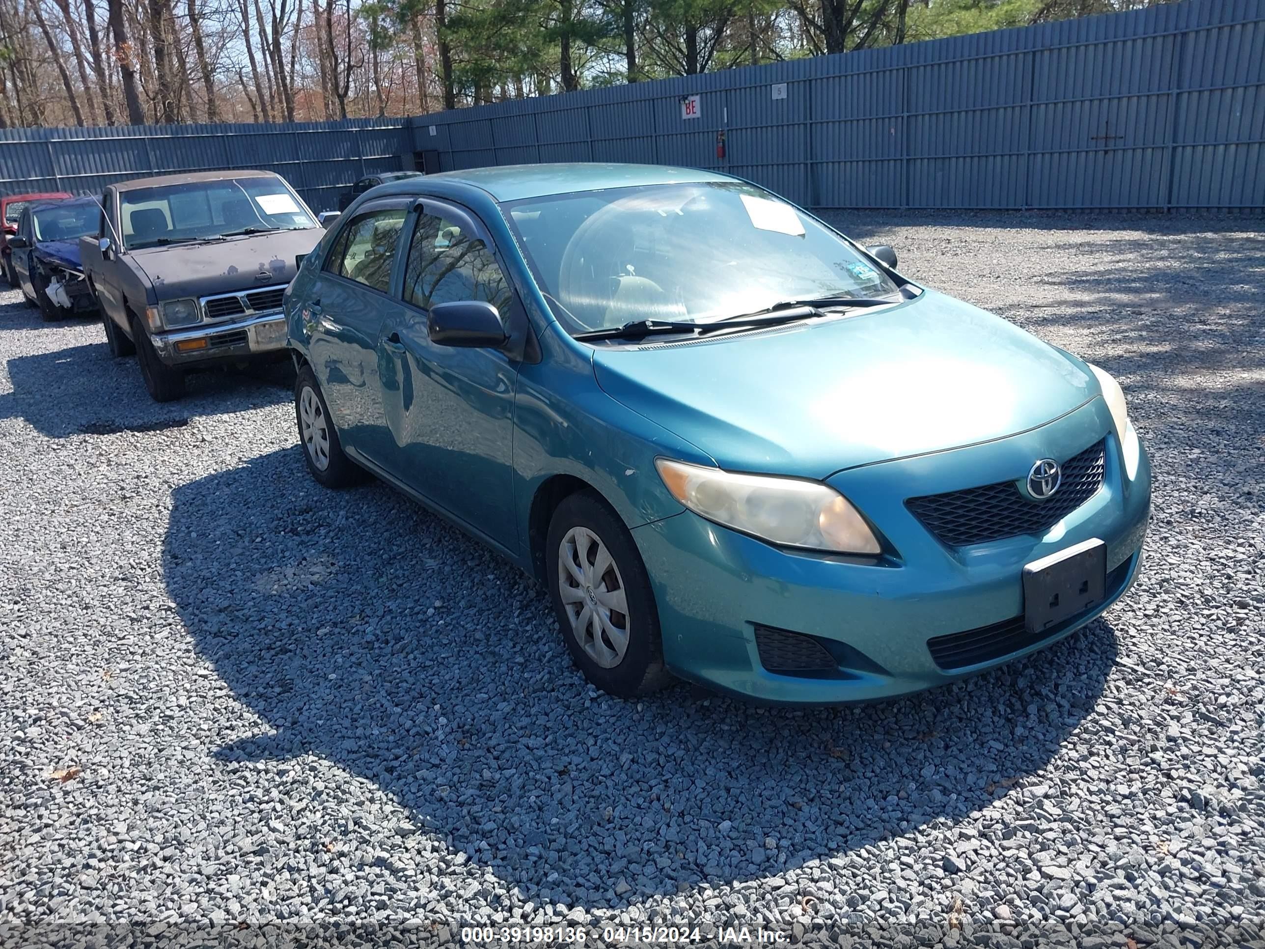 TOYOTA COROLLA 2009 jtdbl40e099031096