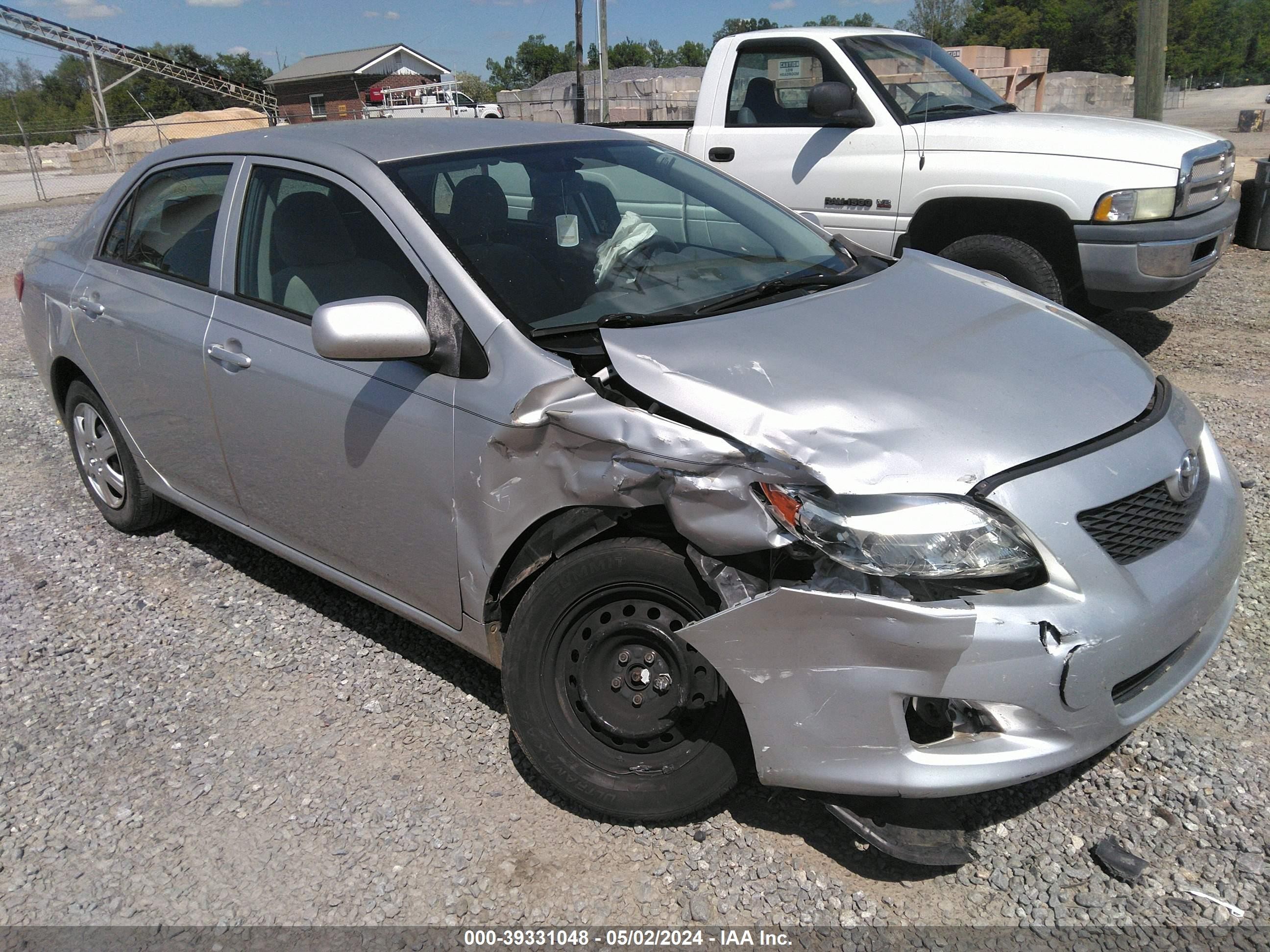 TOYOTA COROLLA 2009 jtdbl40e099044172