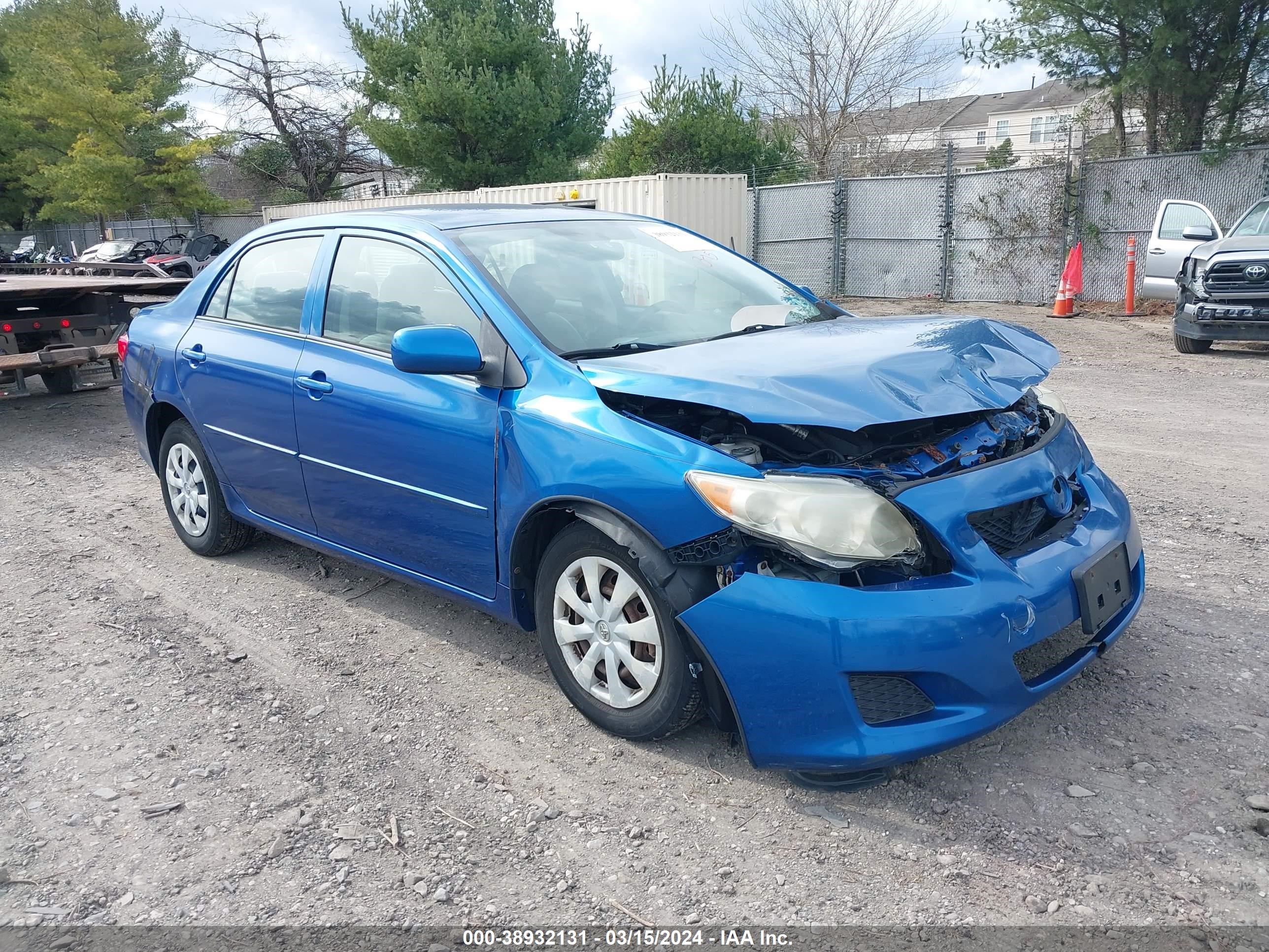 TOYOTA COROLLA 2009 jtdbl40e099094103